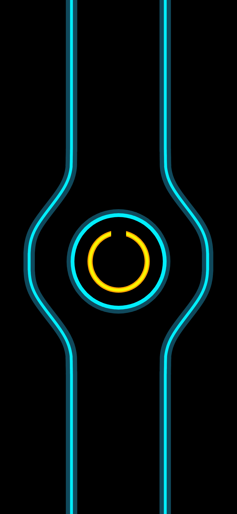I Made A TRON Themed Wallpaper For Phones