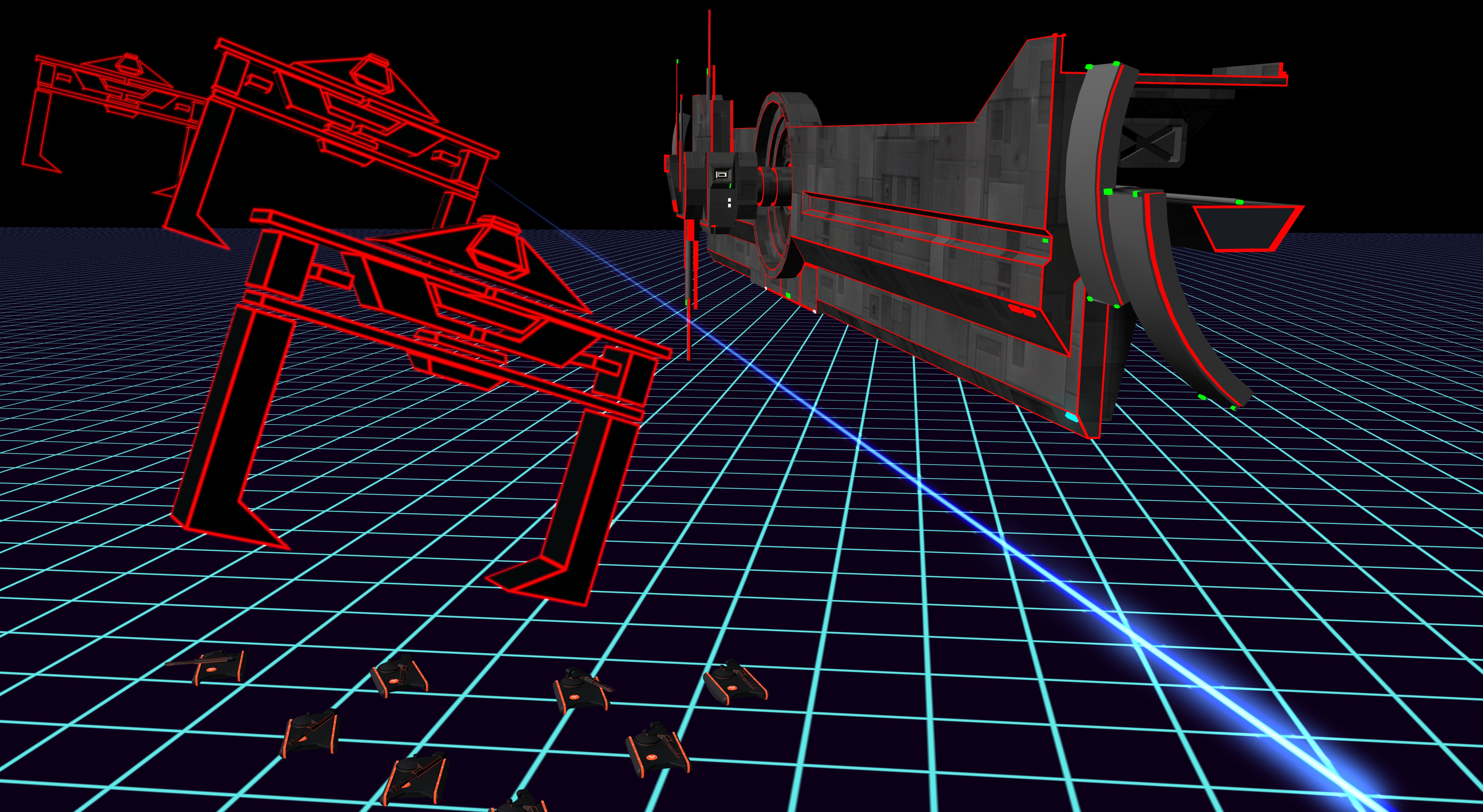 4K Tron Wallpaper and Background Image