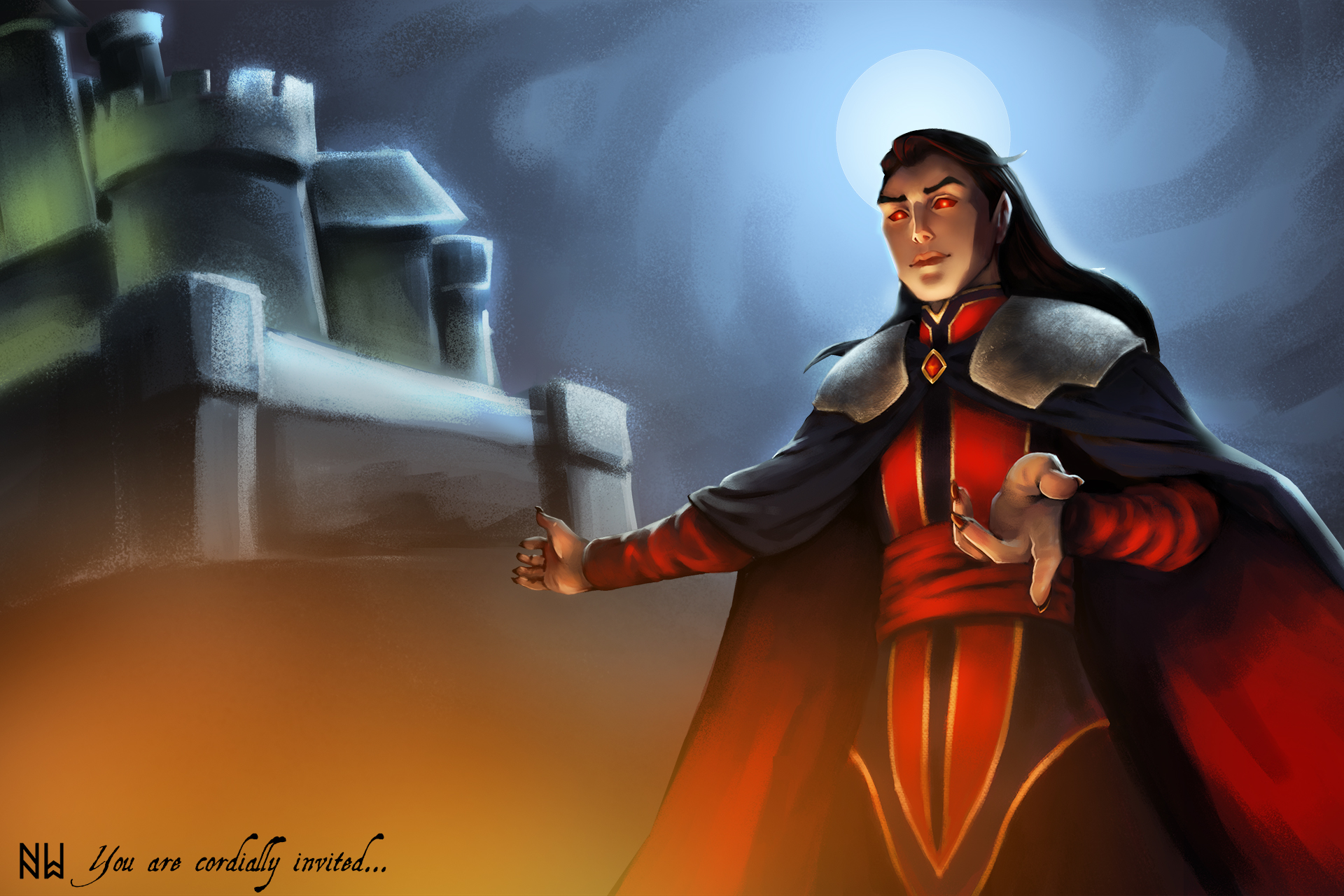ART A painting I completed of Strahd Von Zarovich of Strahd
