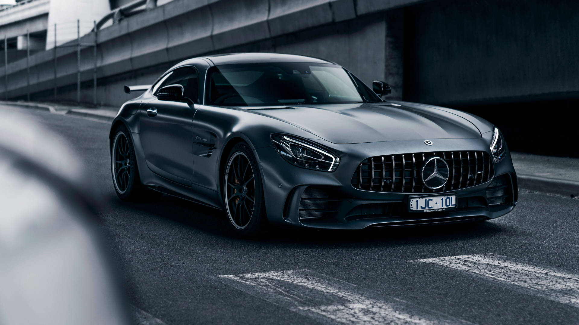 Download Track Monster 2018 Mercedes AMG GTR Wallpaper