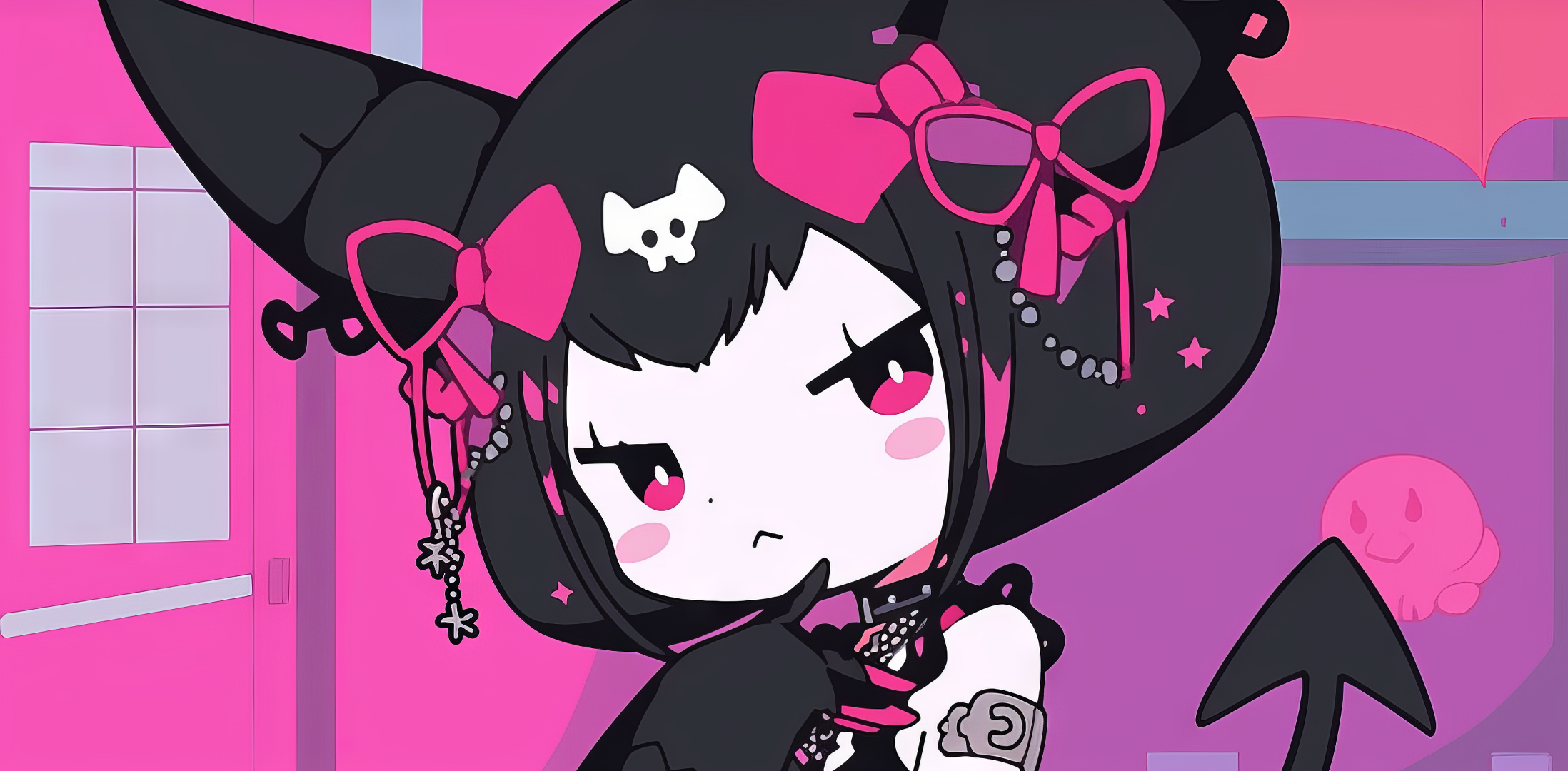 Kuromi (Onegai My Melody) Wallpaper