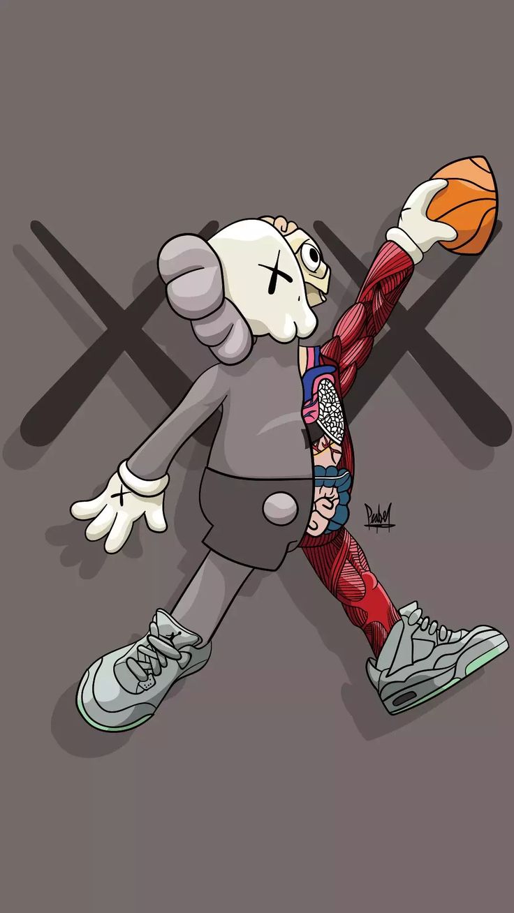 Background Kaws Wallpaper Discover more American, Artist, Brian Donnelly, Character, Designer wallpape. Kaws wallpaper, Hypebeast wallpaper, Kaws iphone wallpaper