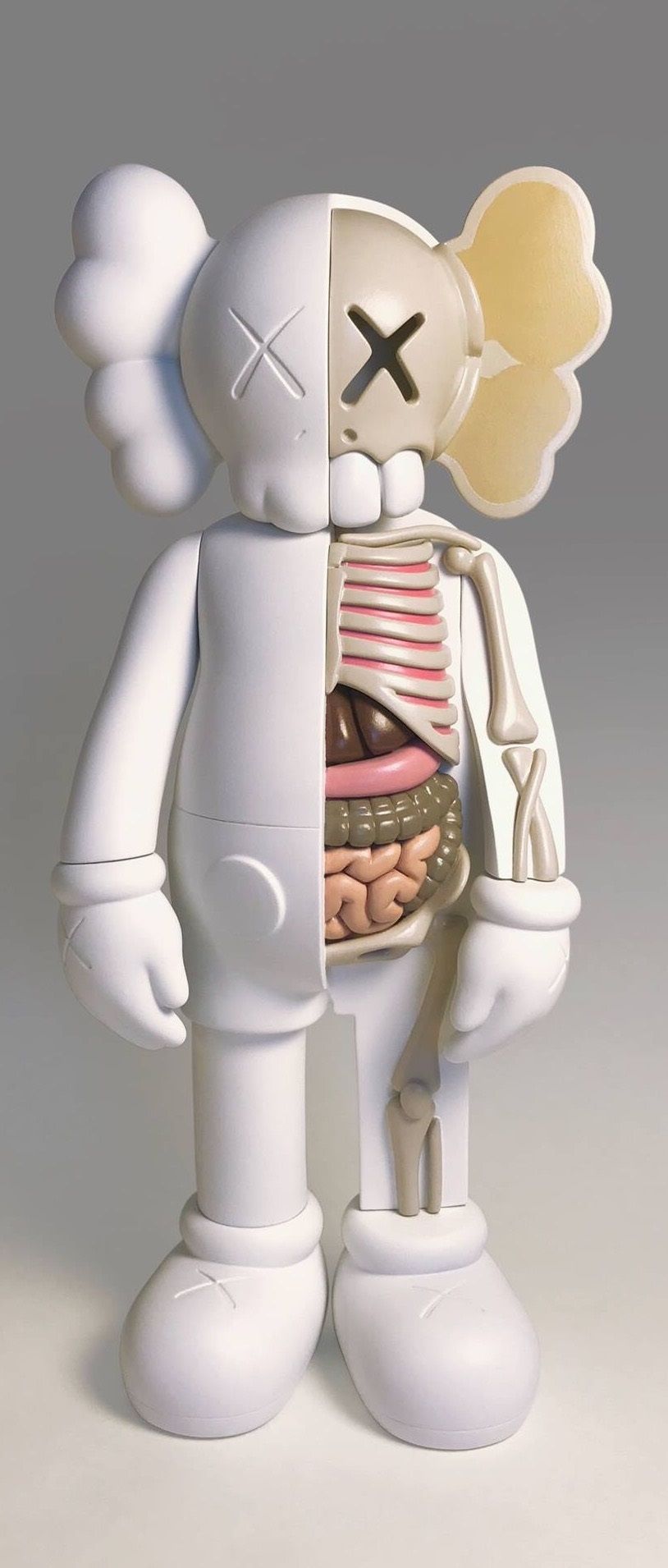 Inappropriation Jason Freeny KAWS dissected Companion Order museum quality reproduction at Outp. Kaws wallpaper, Vinyl art toys, Art toys design
