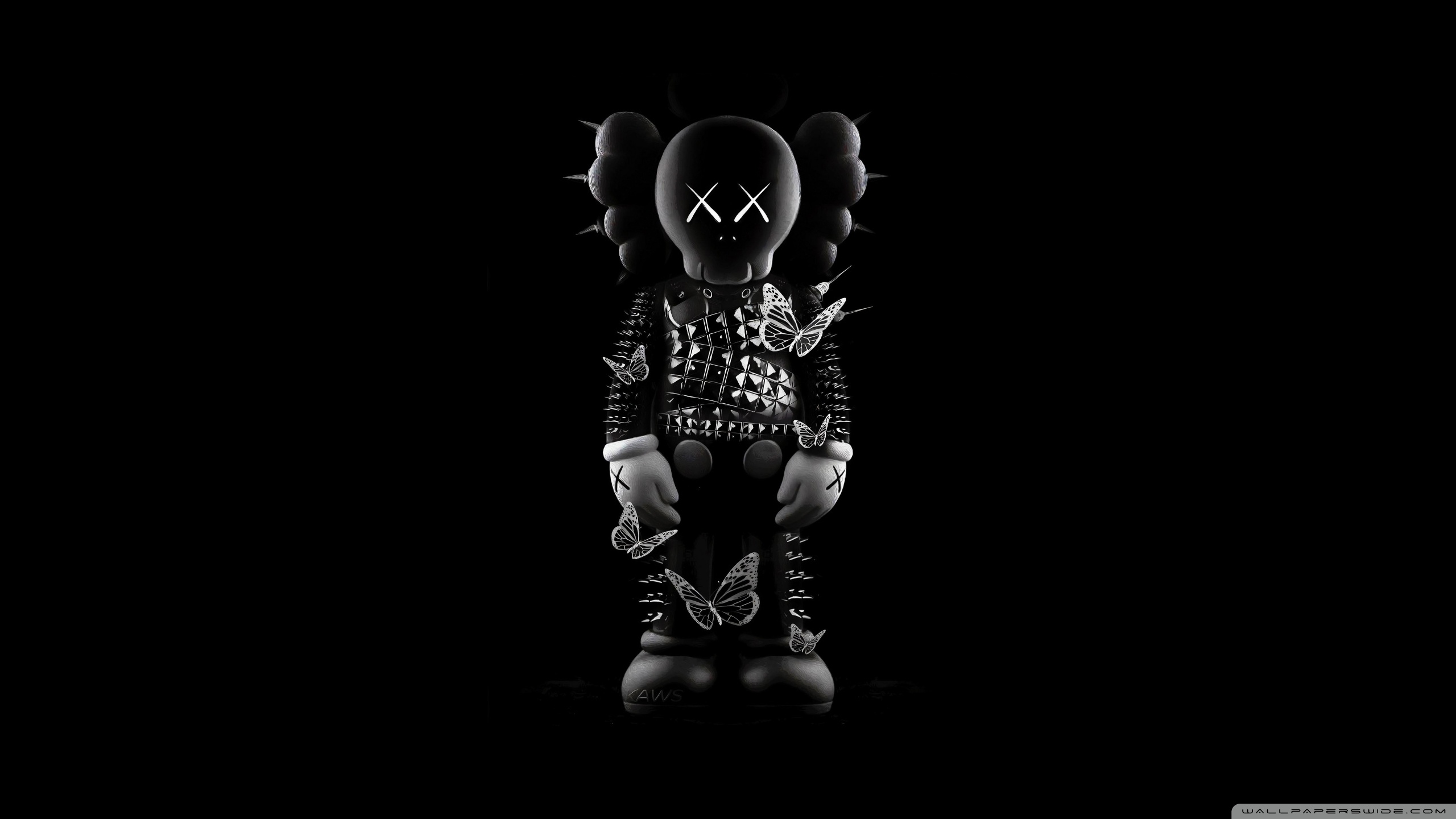 Kaws Black Art Ultra HD Desktop Background Wallpaper for & Triple, Tablet