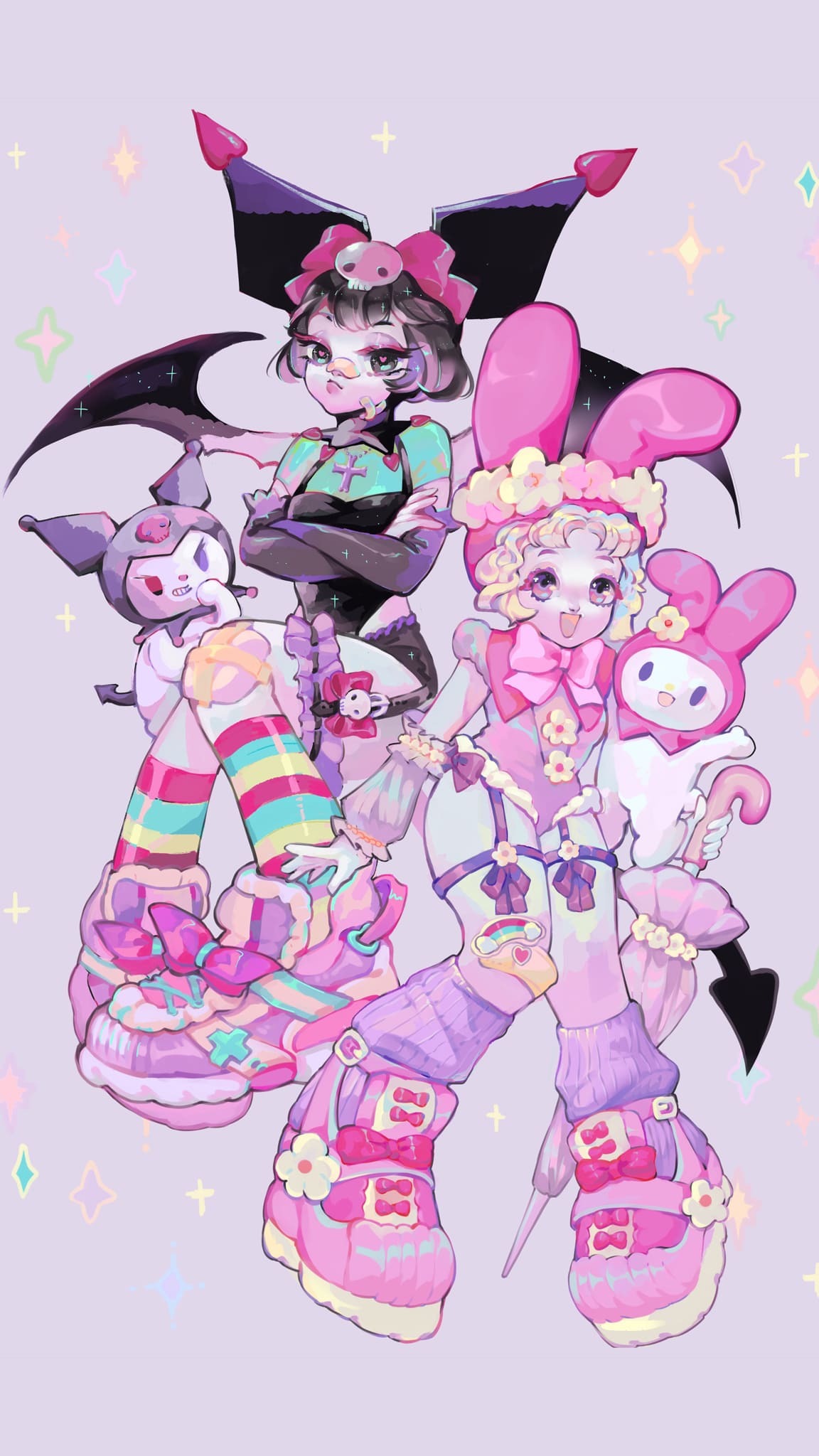 Kuromi Phone Wallpaper