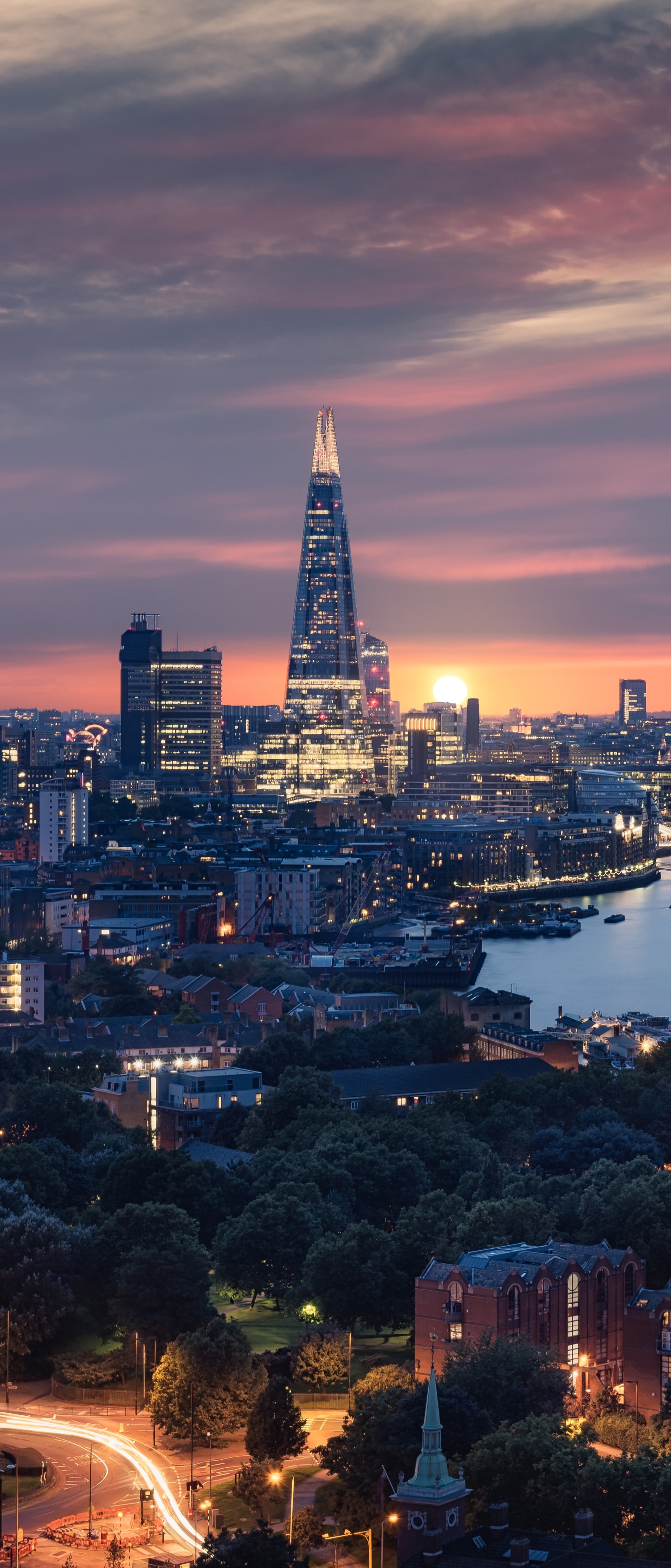 Mobile wallpaper: Cities, Night, London, City, Skyscraper, Building, Cityscape, England, Man Made, 1188173 download the picture for free