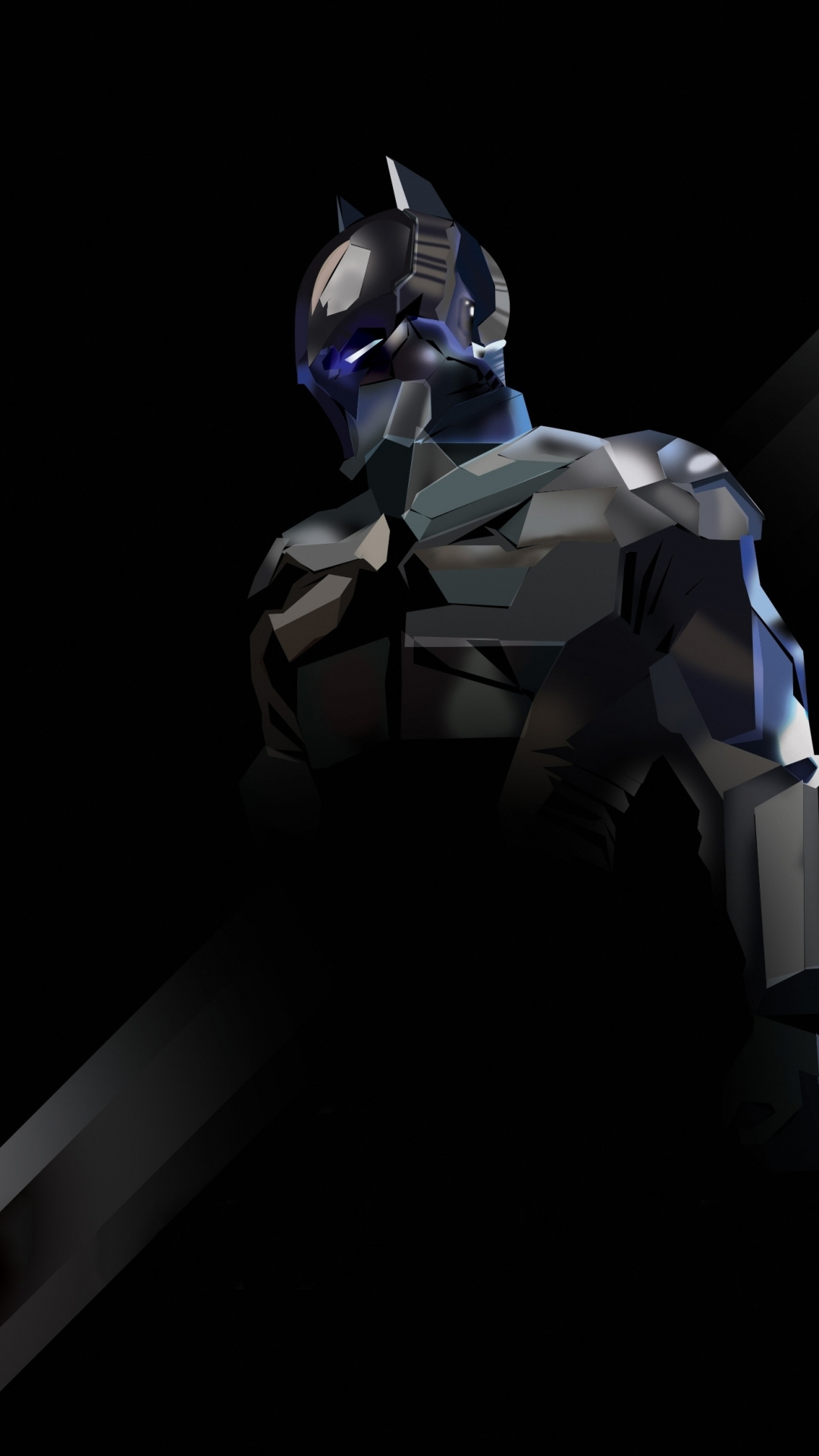 Download wallpaper 1080x1920 batman, arkham knight, black edition, art, 1080p wallpaper, samsung galaxy s4, s5, note, sony xperia z, z1, z2, z3, htc one, lenovo vibe, google pixel 2, oneplus 5, honor