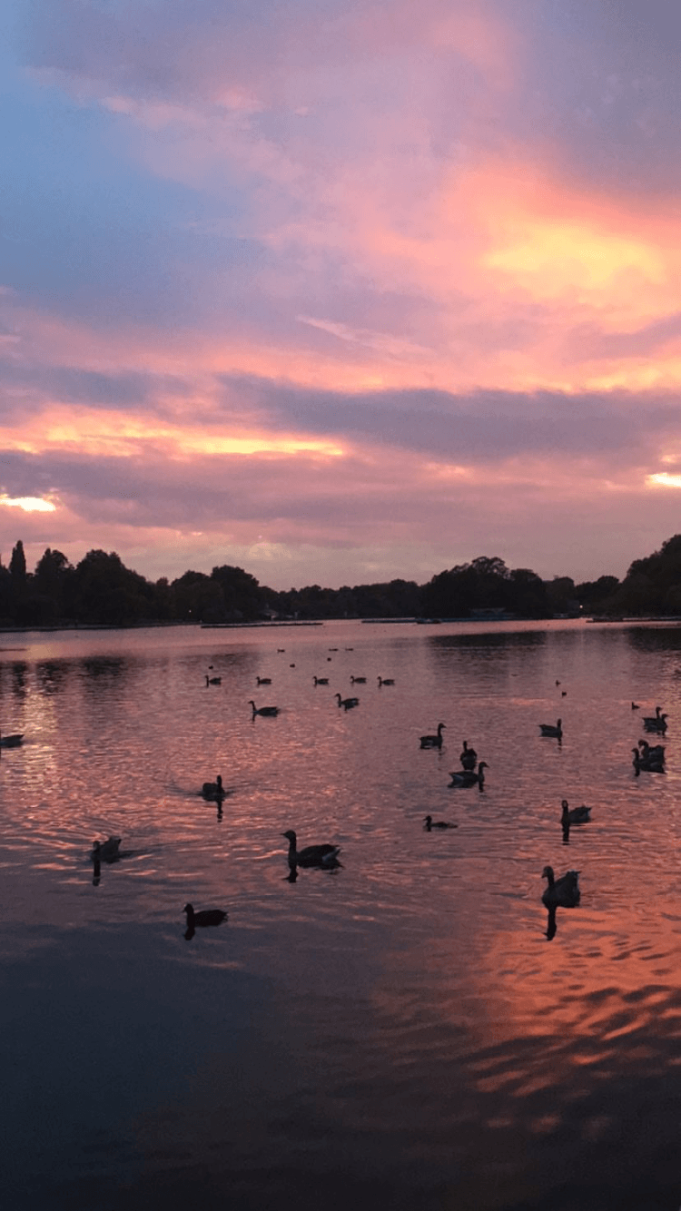 London Sunset iPhone Wallpaper