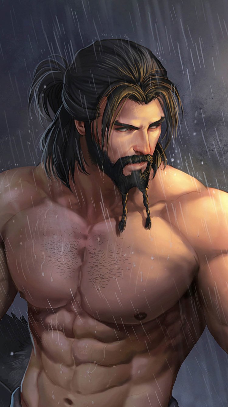 Anime muscular body Wallpaper Download