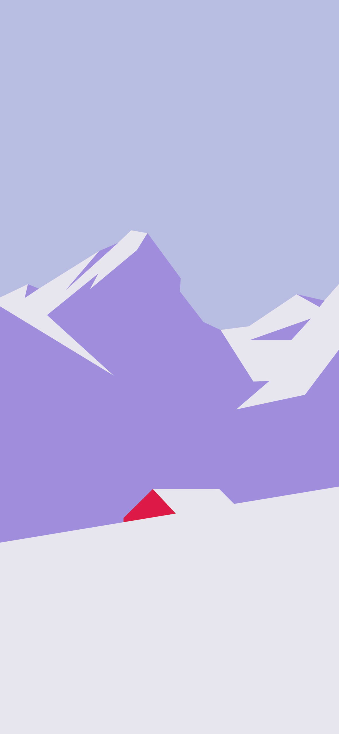 Winter Snow Mountain Minimalist Wallpaper Wallpaper 4k