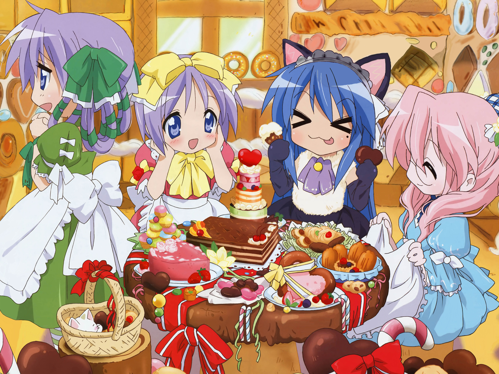 Anime Wallpaper Lucky Star 1600x1200 29480 Zh Cn