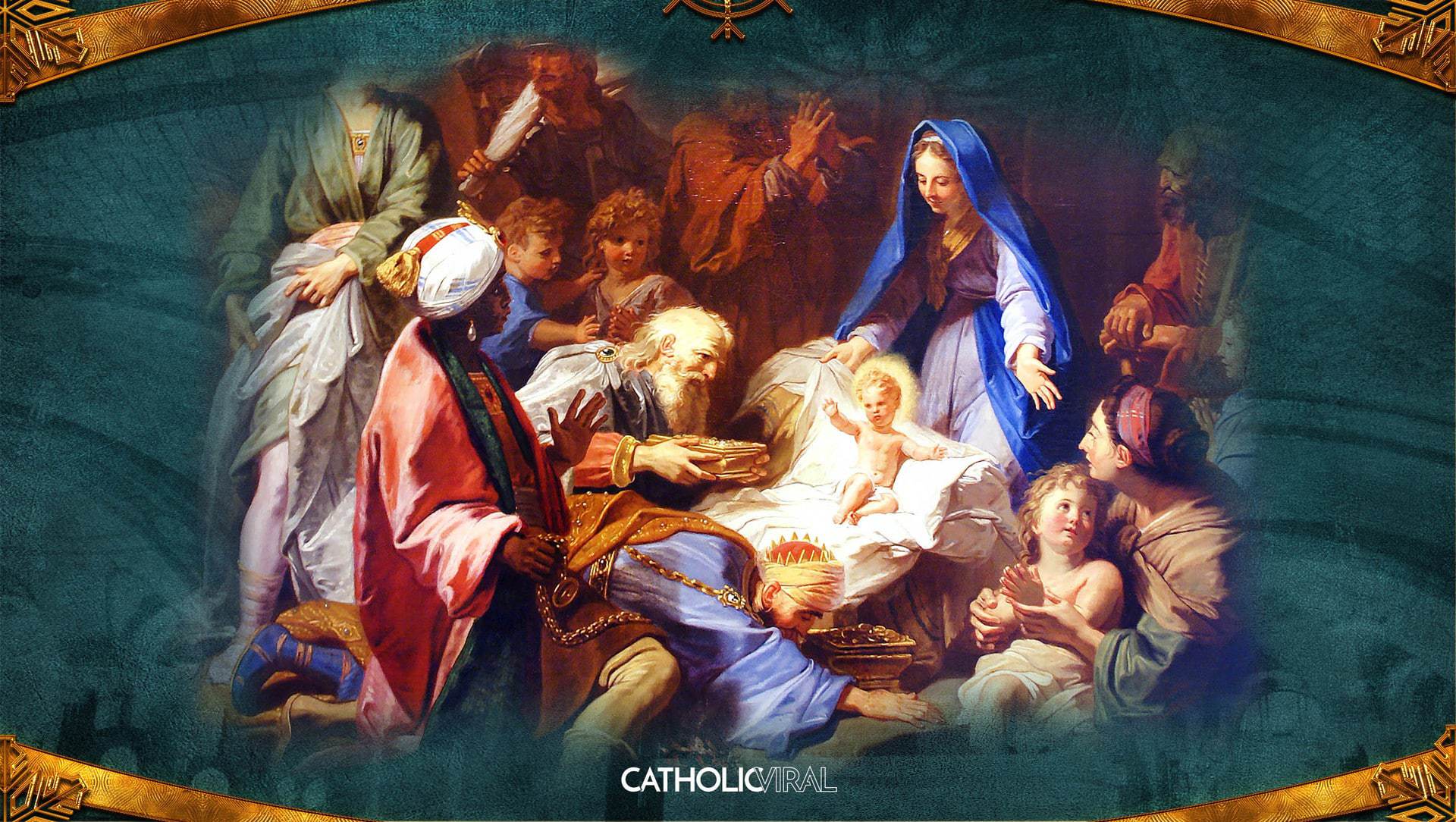 Gorgeous Classical Paintings of the Nativity- HD Christmas Wallpaper CatholicViral