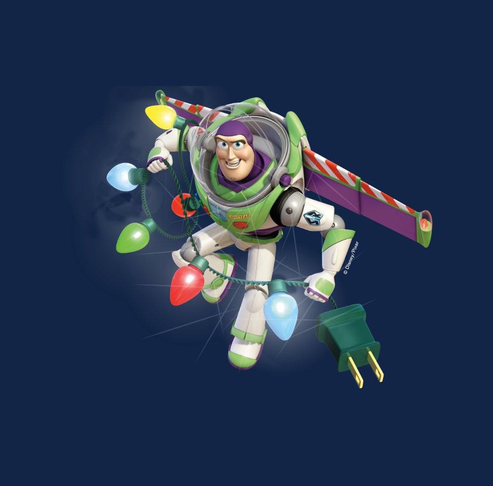 Toy Story Lightyear Decorating Christmas PNG Free Download For Cricut & Silhouette Plus Resource For Print On Demand