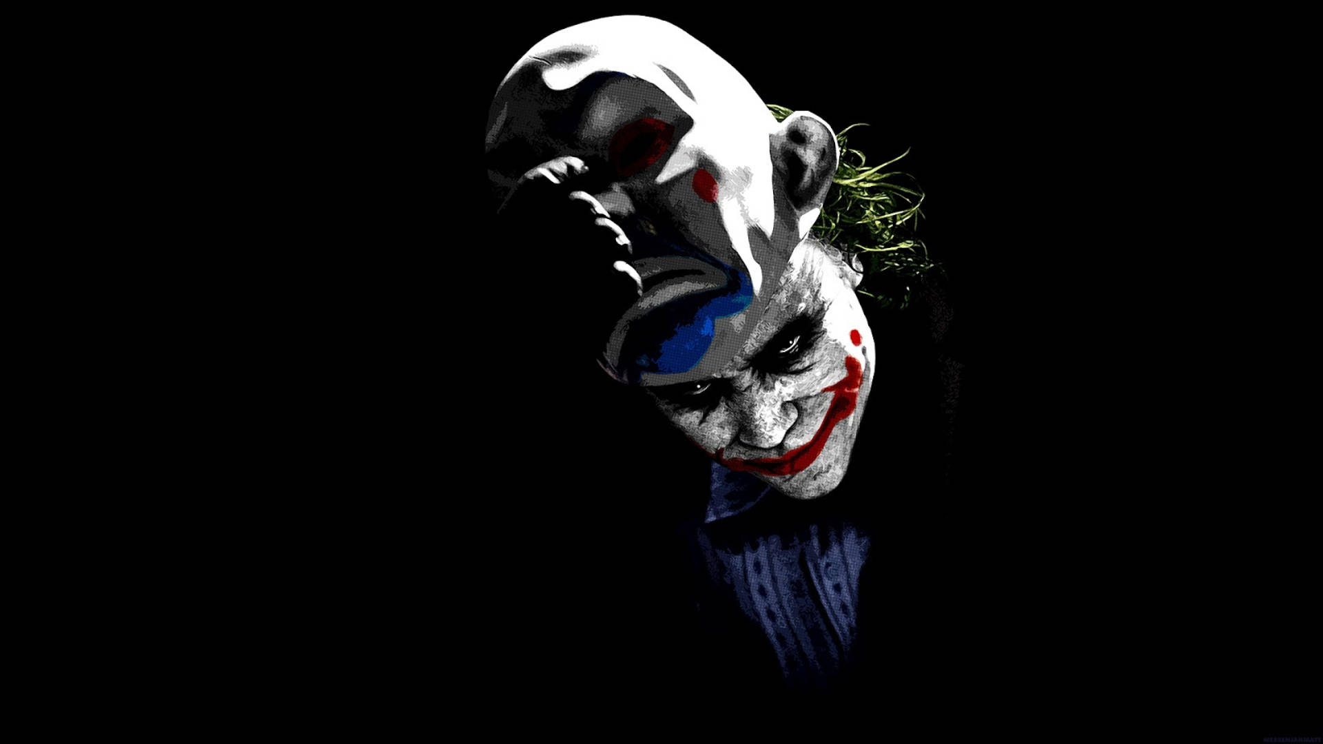 Download Joker Clown Mask 4k Ultra HD Wallpaper
