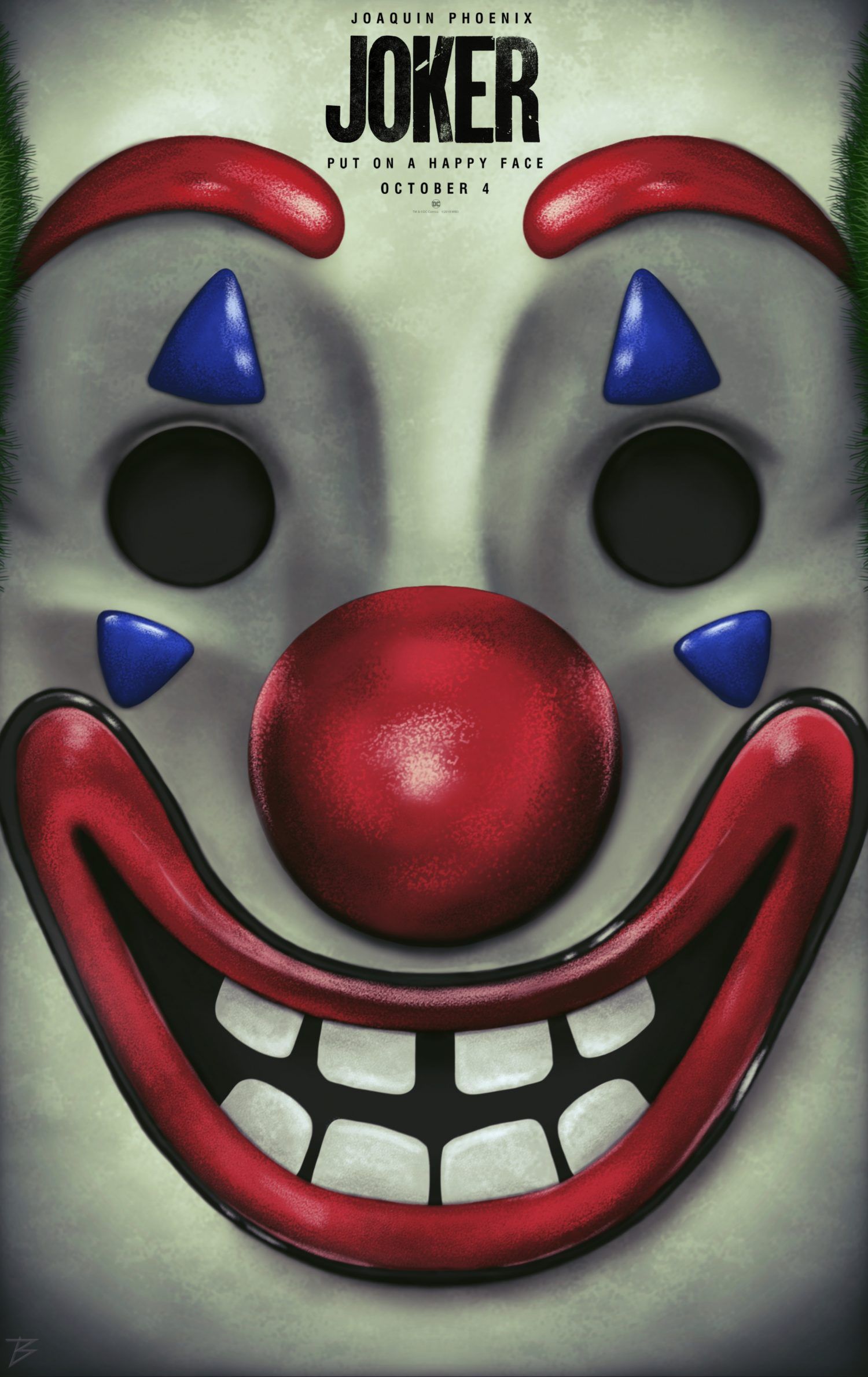 CLOWN MASK. Billywhodraw. PosterSpy. Clown mask, Joker pics, Batman joker wallpaper