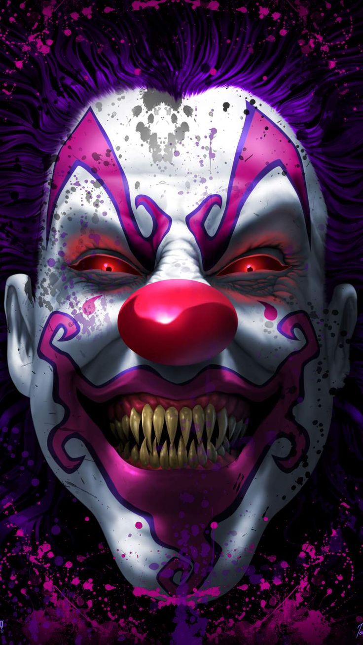 iPhone Wallpaper for iPhone 8, iPhone 8 Plus, iPhone 6s, iPhone 6s Plus, iPhone X and iPod Touch High Quality Wallpaper,. Clown horror, Scary clowns, Joker art
