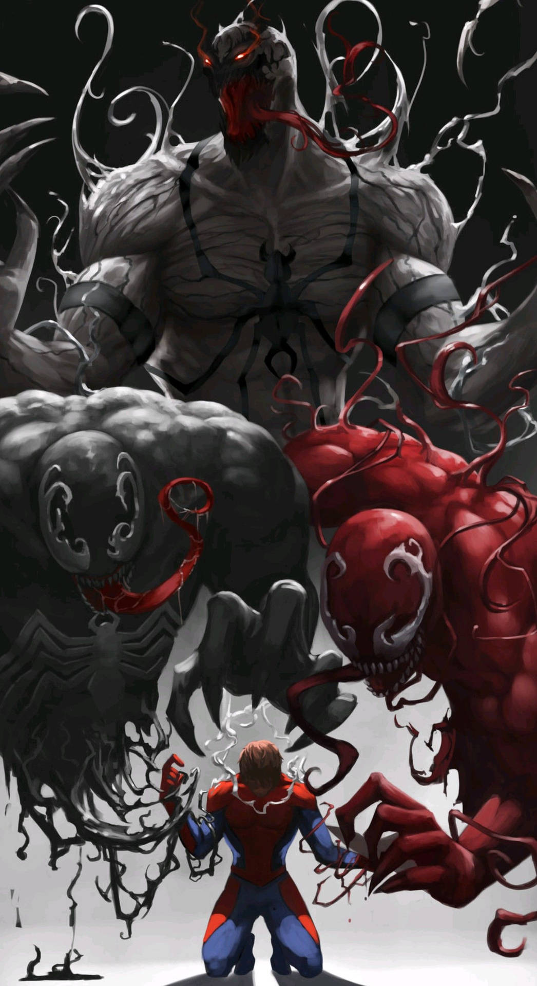 Anti Venom Carnage Spiderman Wallpaper