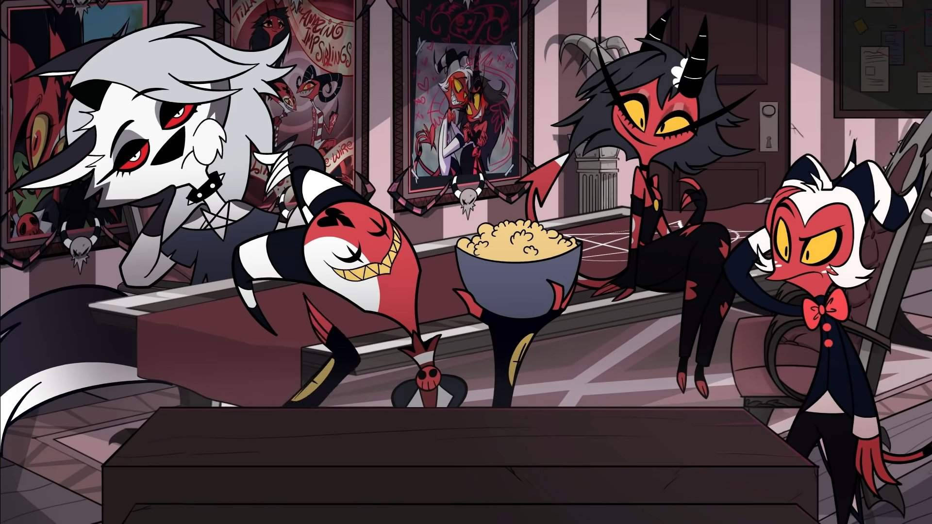 Download Helluva Boss Messy Characters Wallpaper