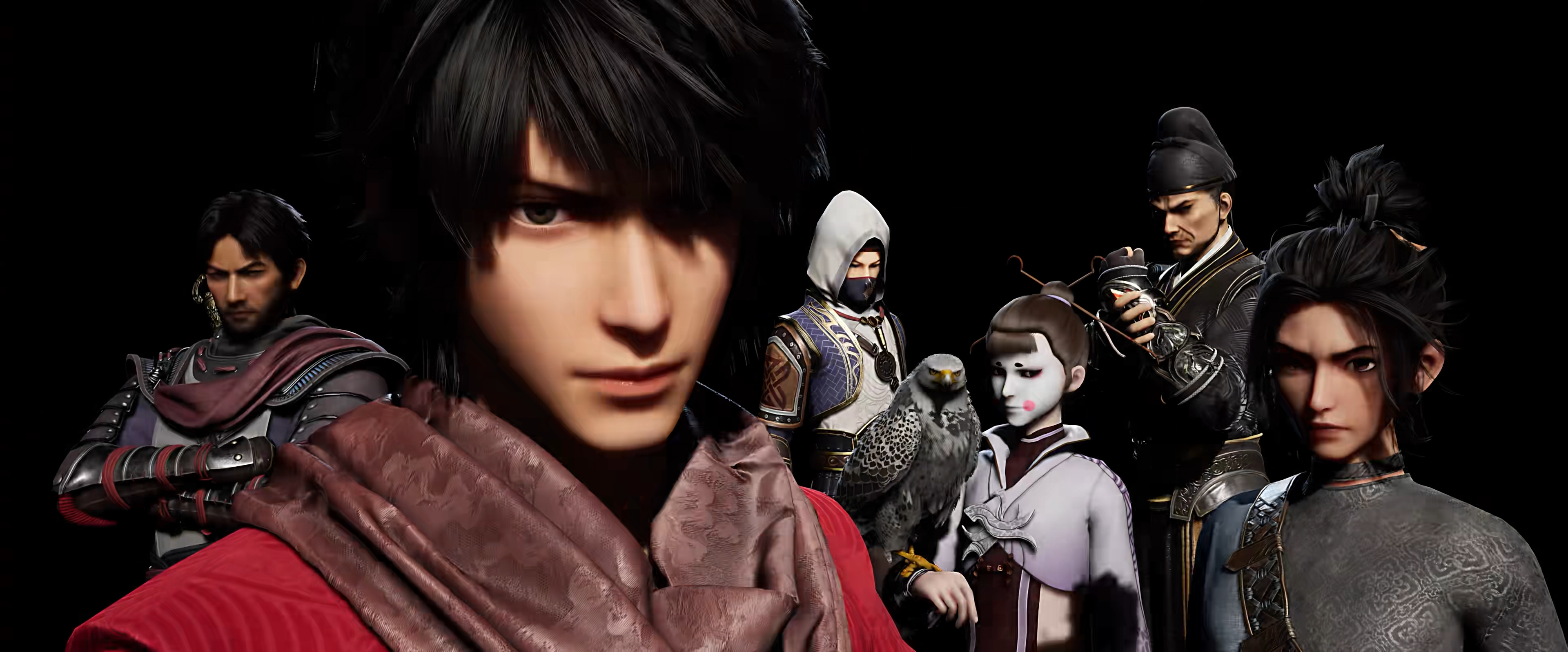 Wallpaper, Bu liang ren, Chinese Anime, Hua Jiang Hu 3840x1598