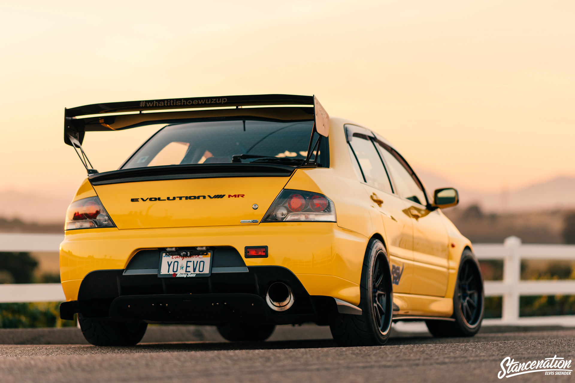 Wallpaper, car, vehicle, StanceNation, Mitsubishi Lancer Evolution VIII, Mitsubishi Lancer Evolution MR 1920x1280