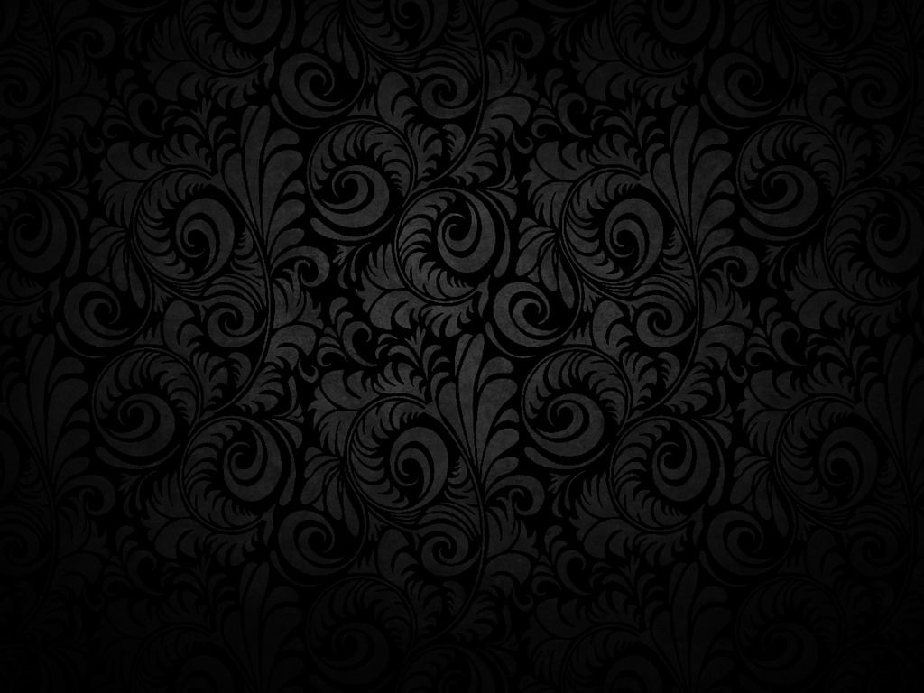 Black floral wallpaper, Pattern wallpaper, Black design wallpaper