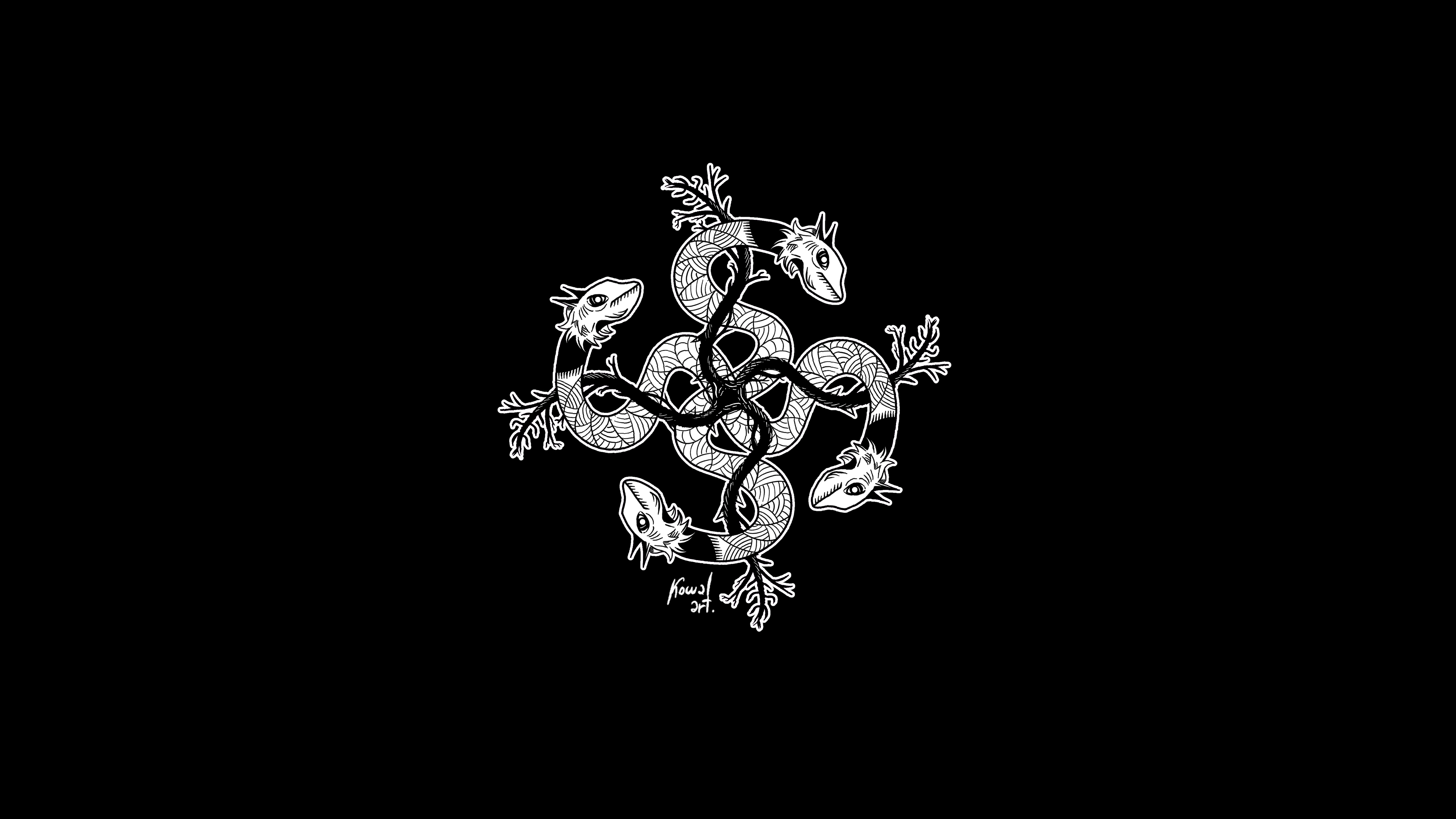 Snake Tattoo Dark, HD Artist, 4k Wallpaper, Image, Background, Photo and Picture