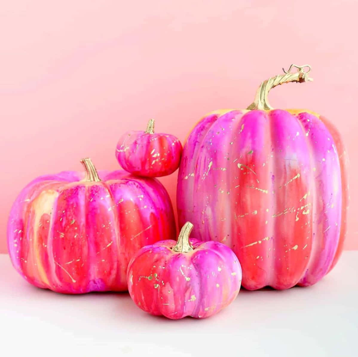 Pink Pumpkin Wallpaper