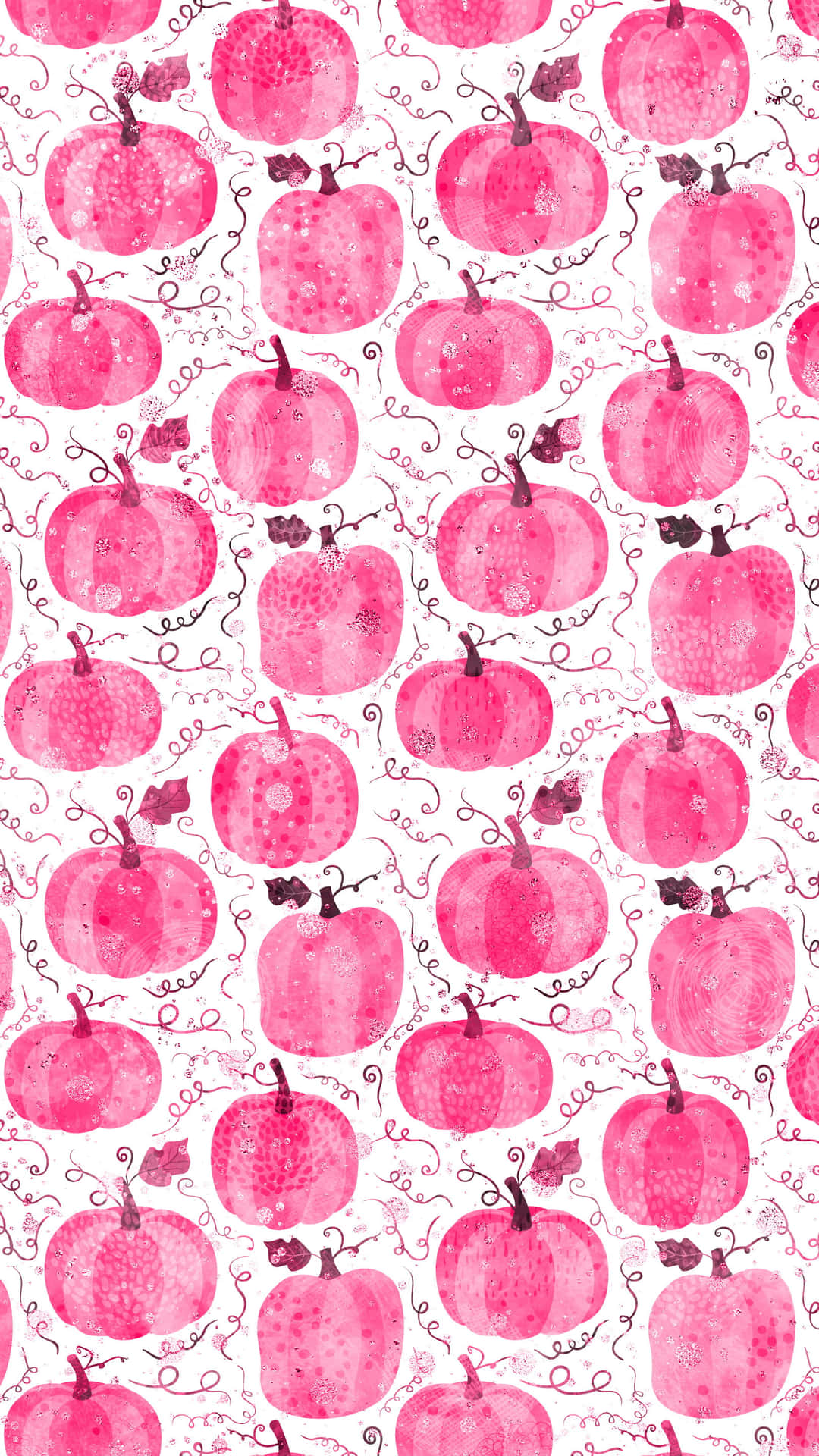 Download Pink Pumpkins On A White Background Wallpaper