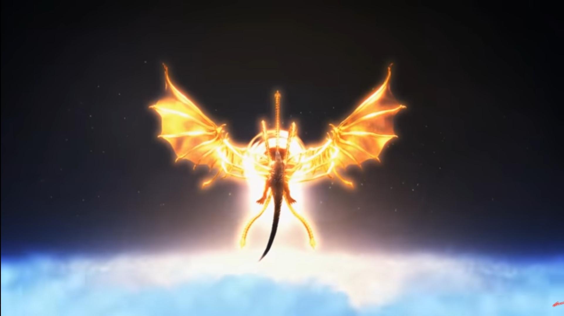 Void Ghidorah in the fanmade video is insanely cool