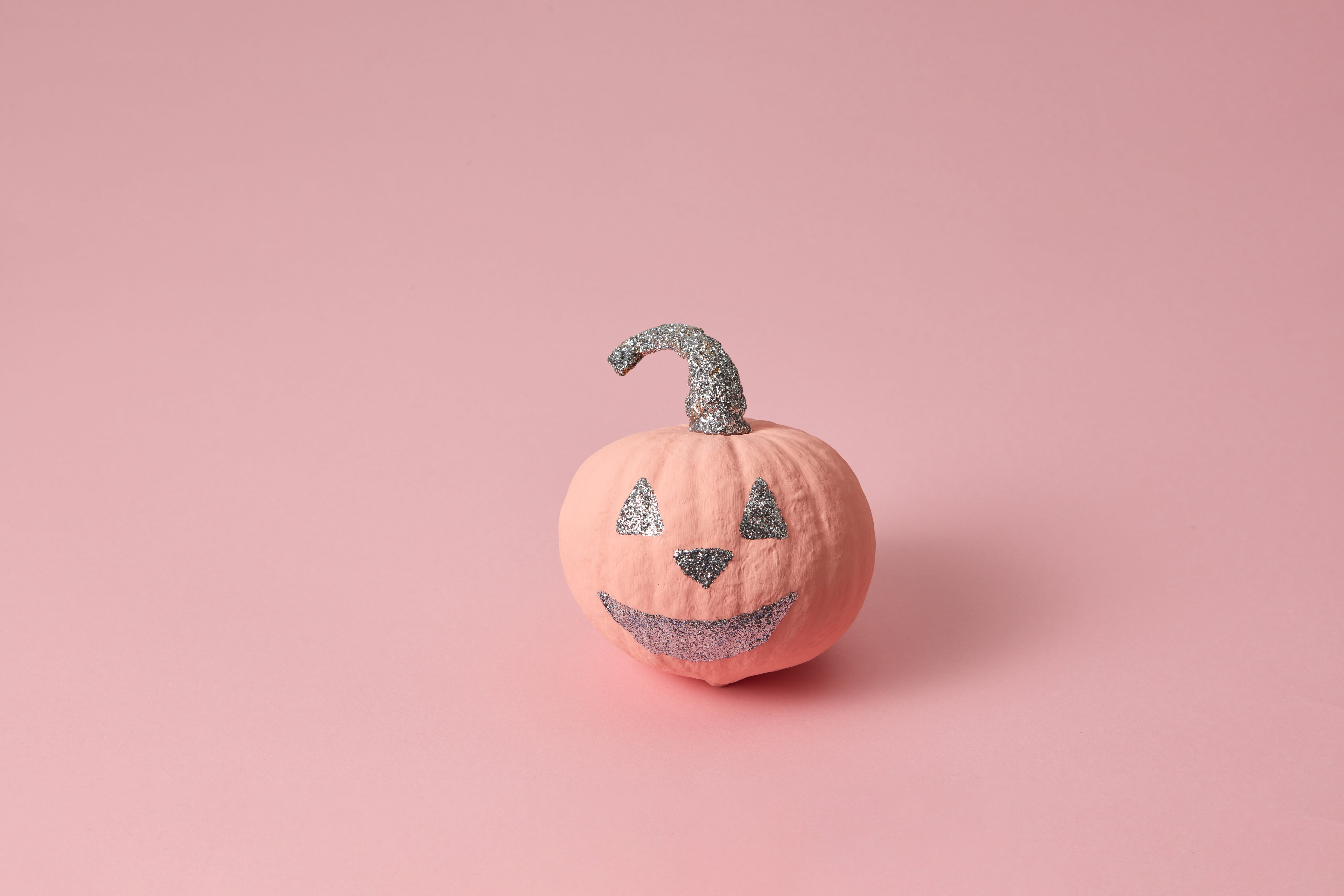 Pink Pumpkin on Pink Background · Free
