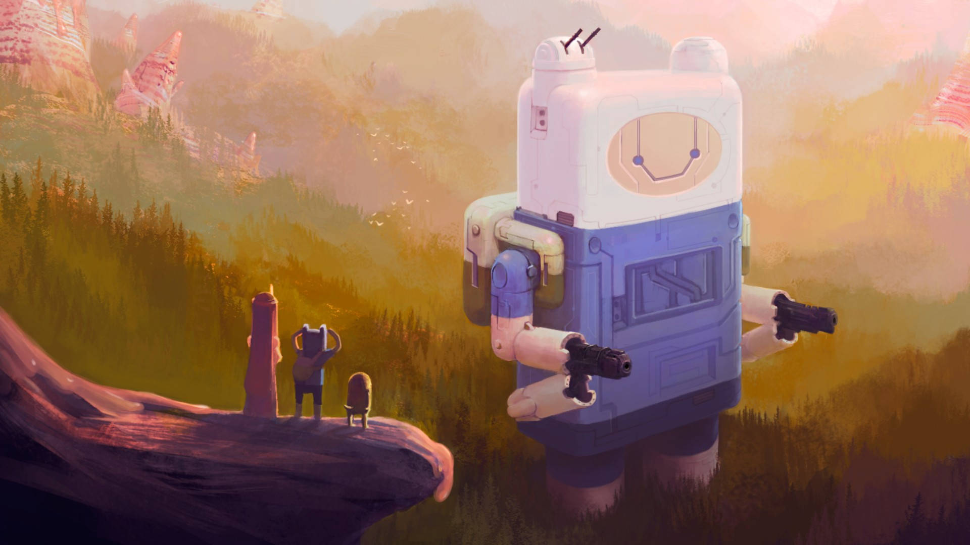 Download Giant Finn Adventure Time Laptop Wallpaper