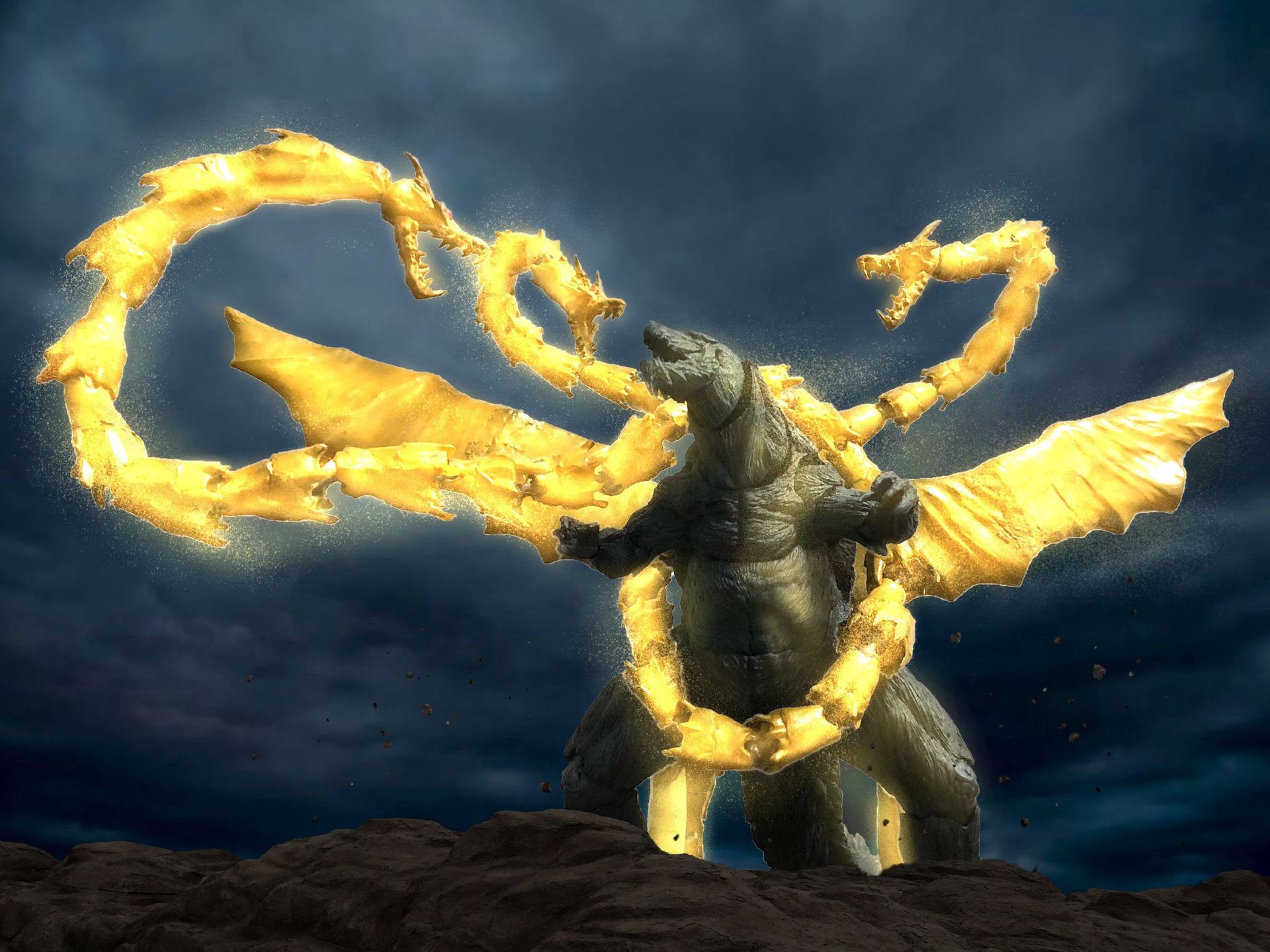 Book of Godzilla and Other Kaiju 3 Full Body Ghidorah Void