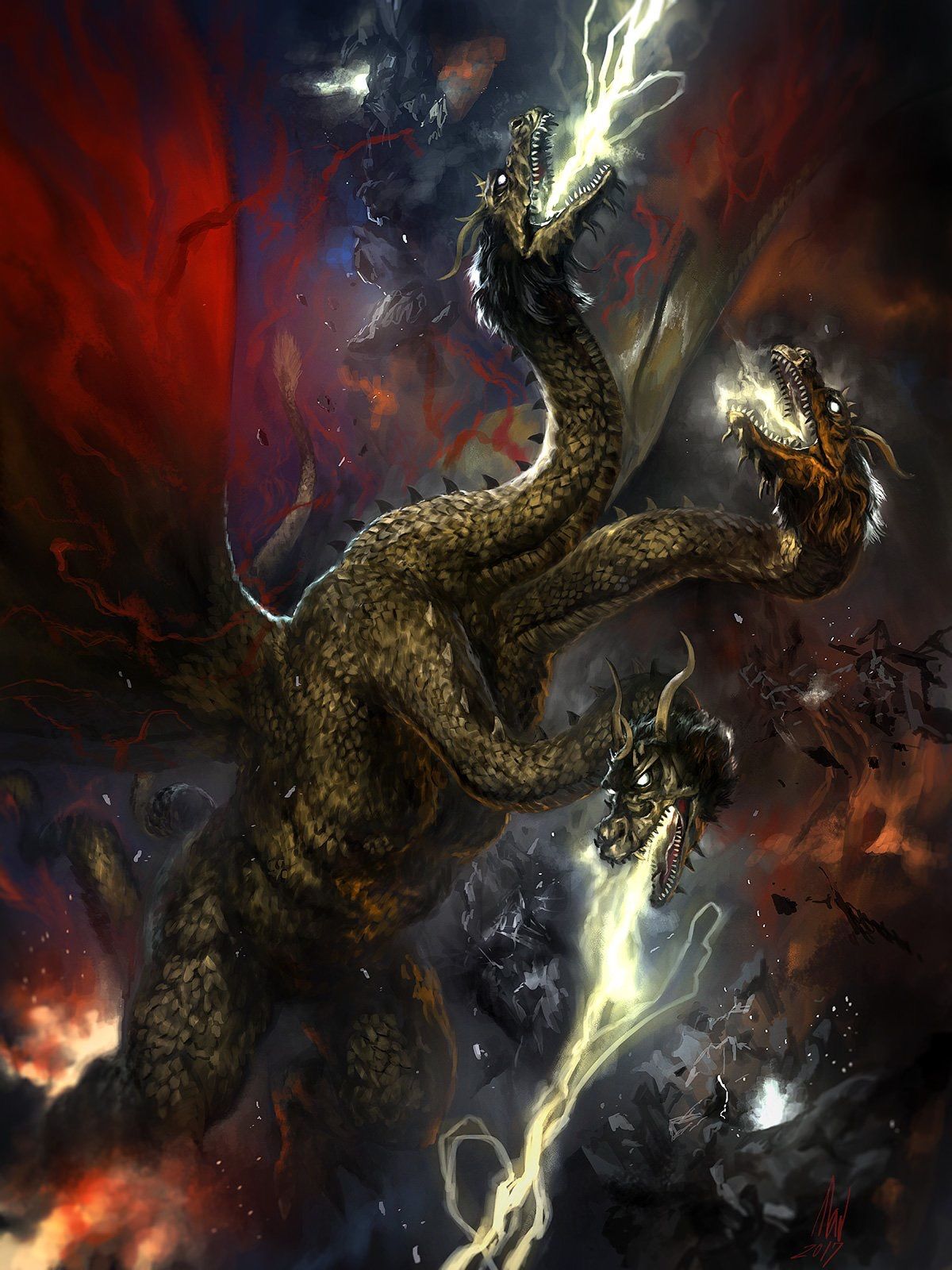User Blog:Kiryu2012 King Ghidorah (Composite)