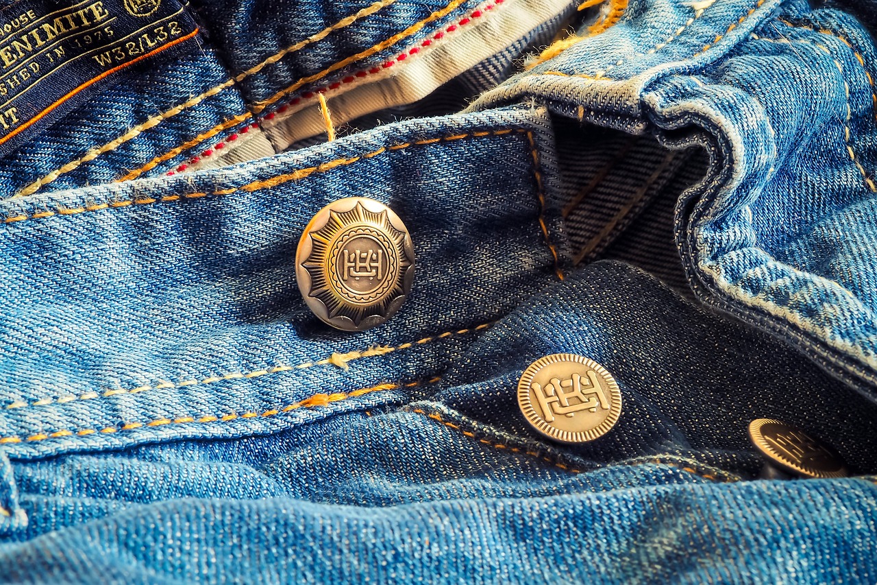 Free Jean Button & Jeans Image