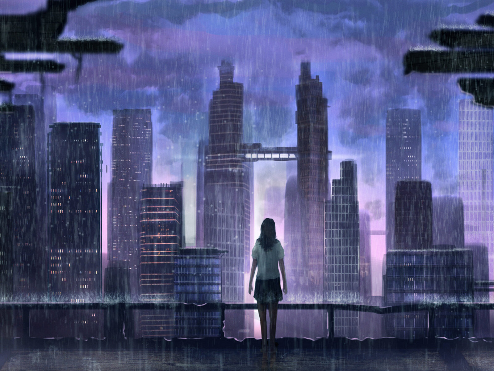 Share alone rain wallpaper latest