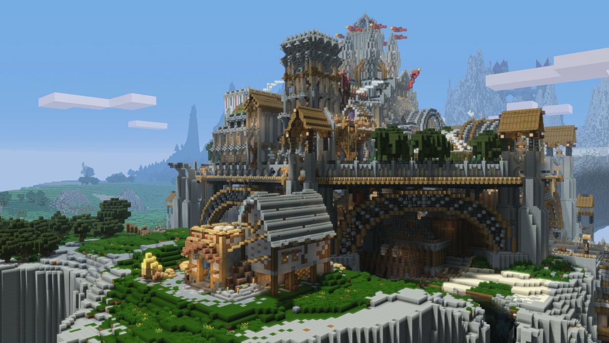 Minecraft PS4 wallpaperx1087