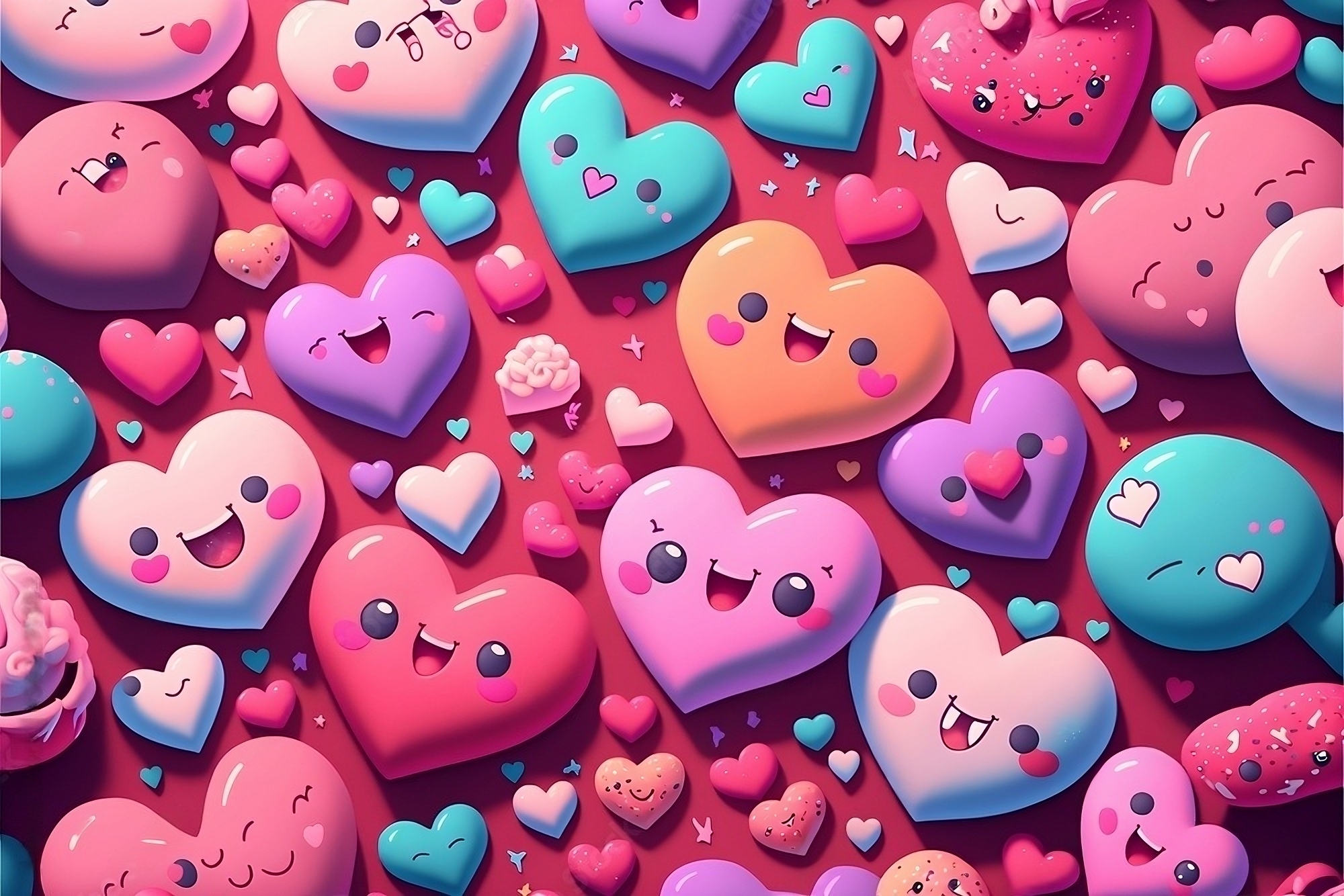 3D love animation Wallpaper Download