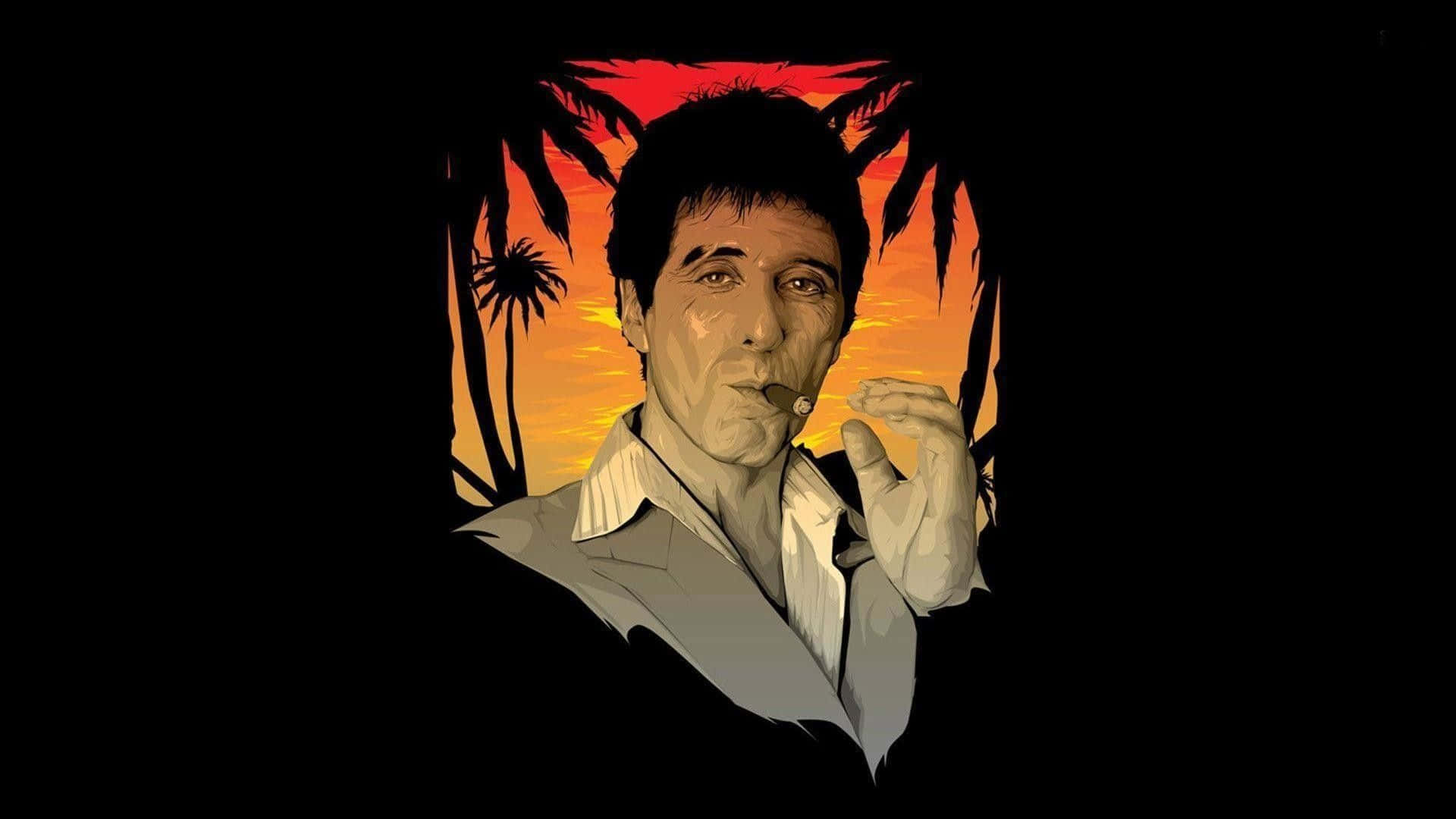 Download Powerful Classic: Scarface Desktop Wallpaper