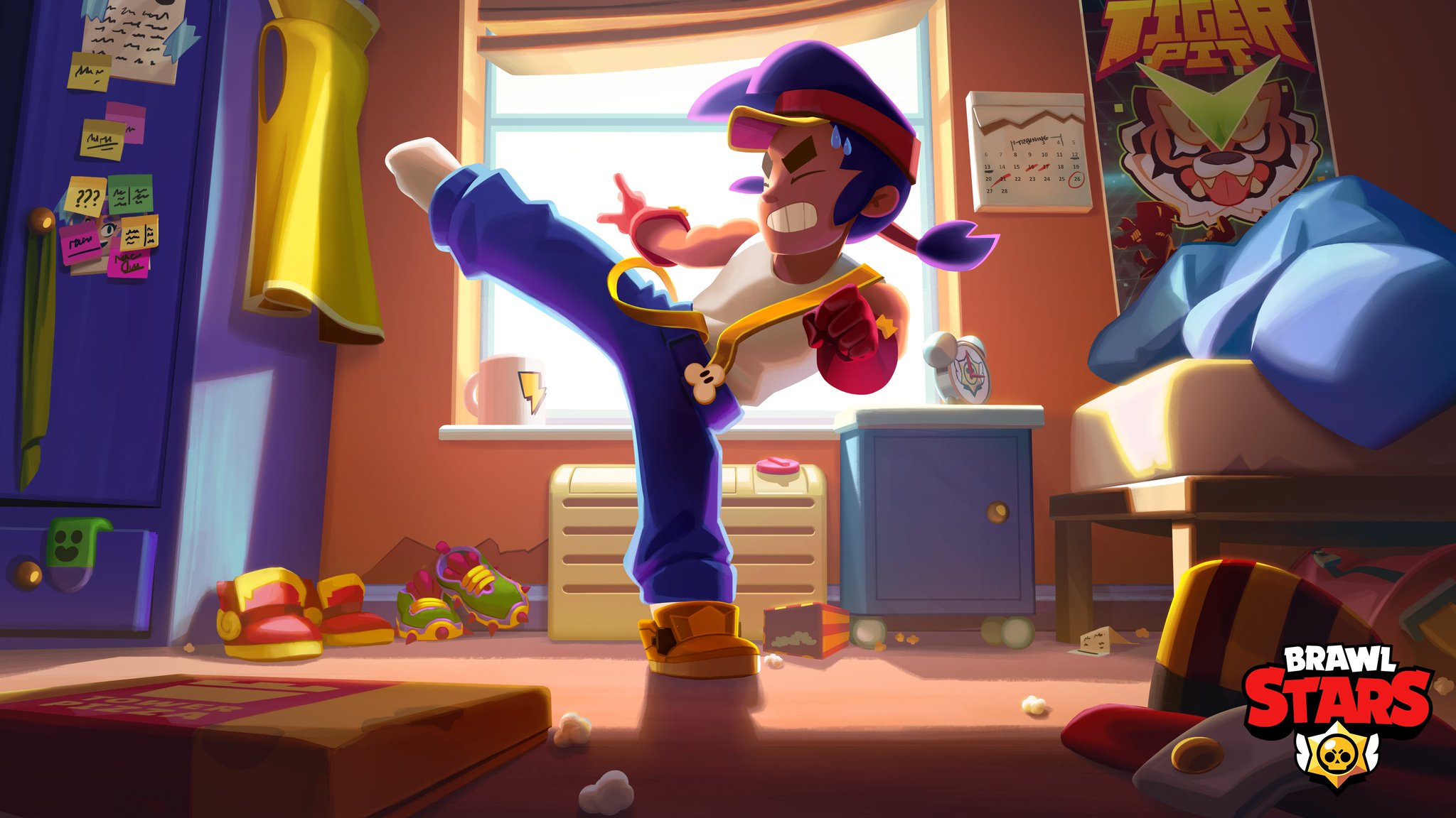 Brawl Stars sneaker is powerful enough to handle his kick!