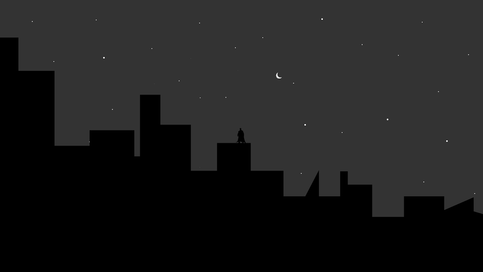 BATMAN MINIMALIST PC WALLPAPER 4K