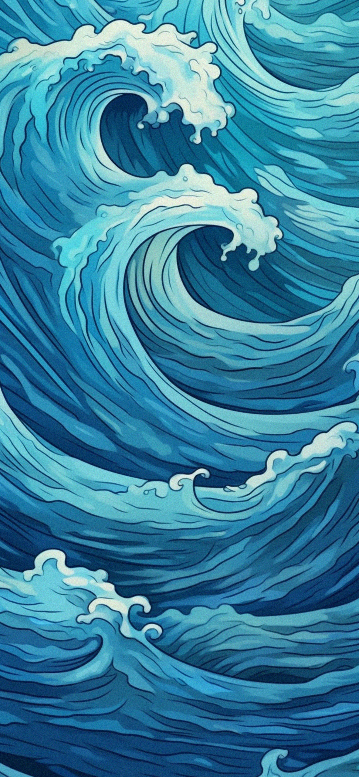 Cool Stormy Waves Wallpaper Aesthetic Waves Wallpaper