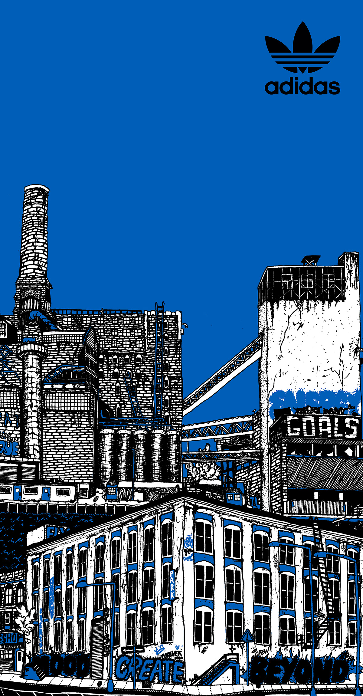 Adidas Originals Popup Poster Installation