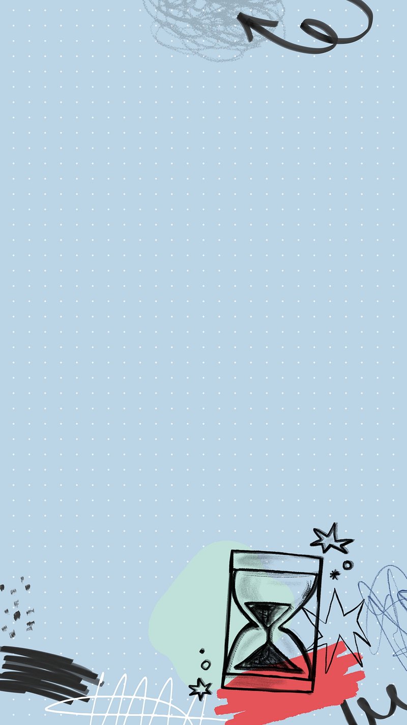 Doodle Hourglass Image Wallpaper