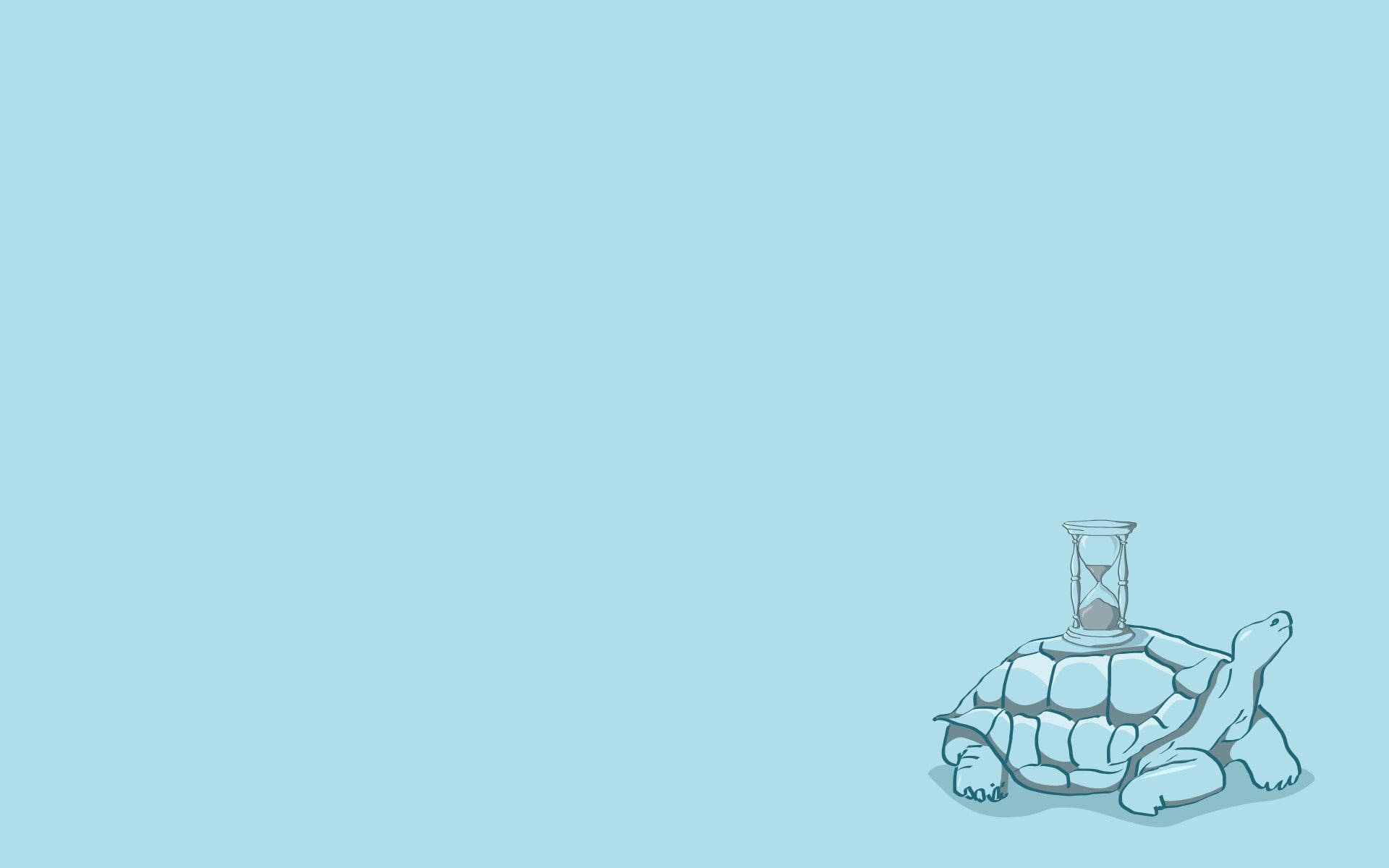 Download Cool Turtle Hourglass Art Wallpaper