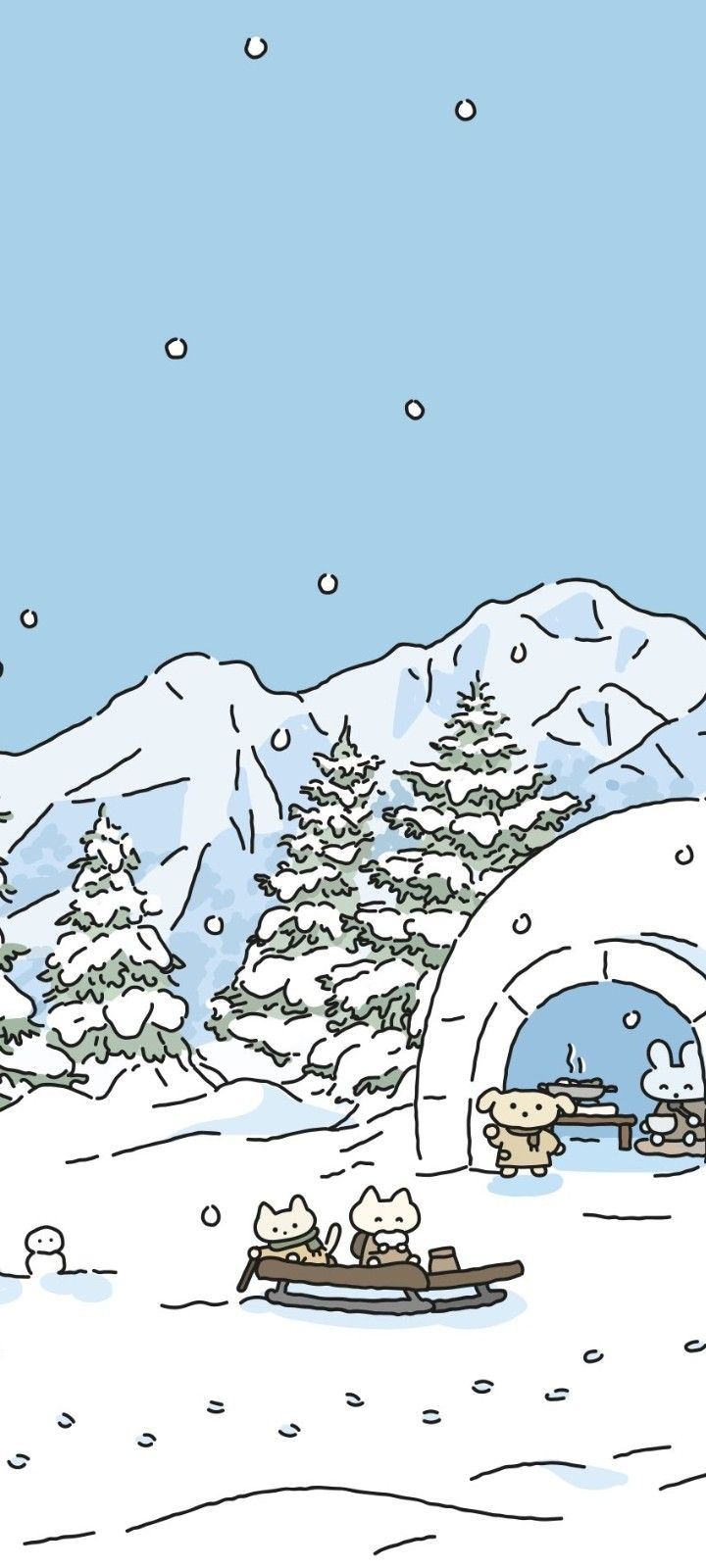 Aesthetic Lockscreen. Snow wallpaper iphone, Winter wallpaper, iPhone wallpaper winter