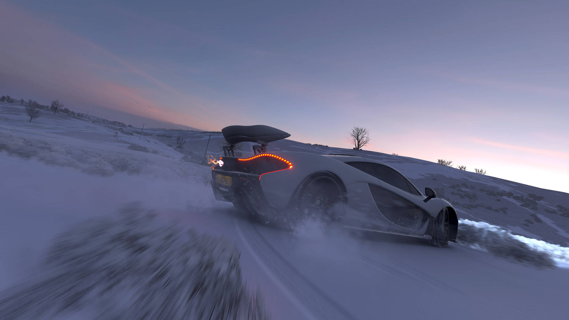 Download Drift Cars Forza Horizon 4 Snow Wallpaper