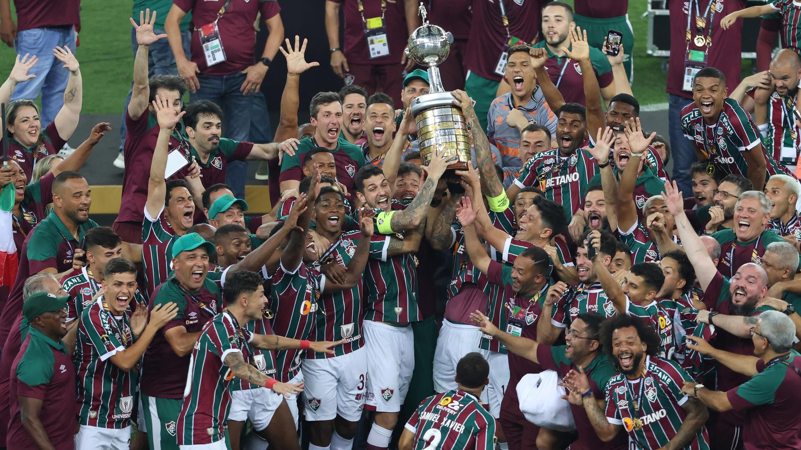 Copa Libertadores: Fluminense win trophy for first time with extra time victory over Boca Juniors