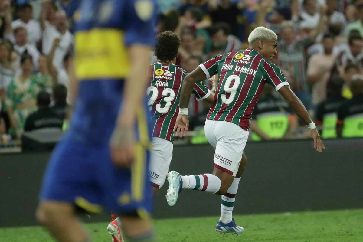 John Kennedy scores to give Brazil's Fluminense maiden Copa Libertadores title against Boca Juniors