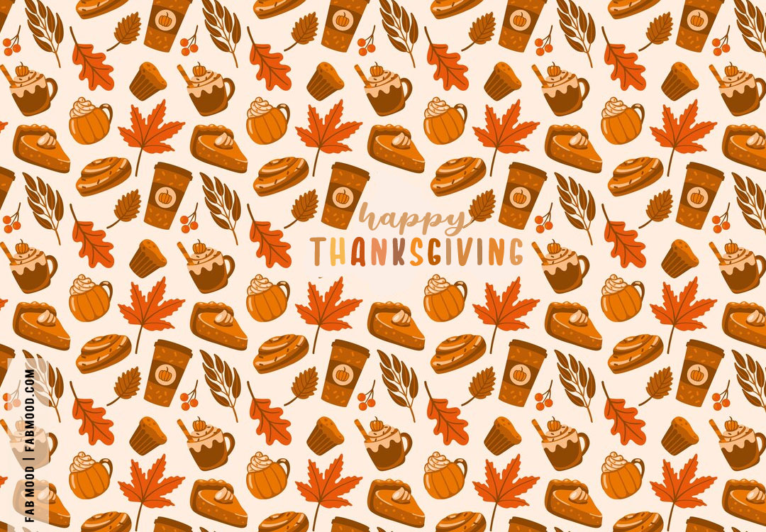 Thanksgiving Wallpaper for Desktop & Laptop Delight, Pumpkin Spice Thanksgiving Wallpaper. Colour + Mood + Style Inspiration