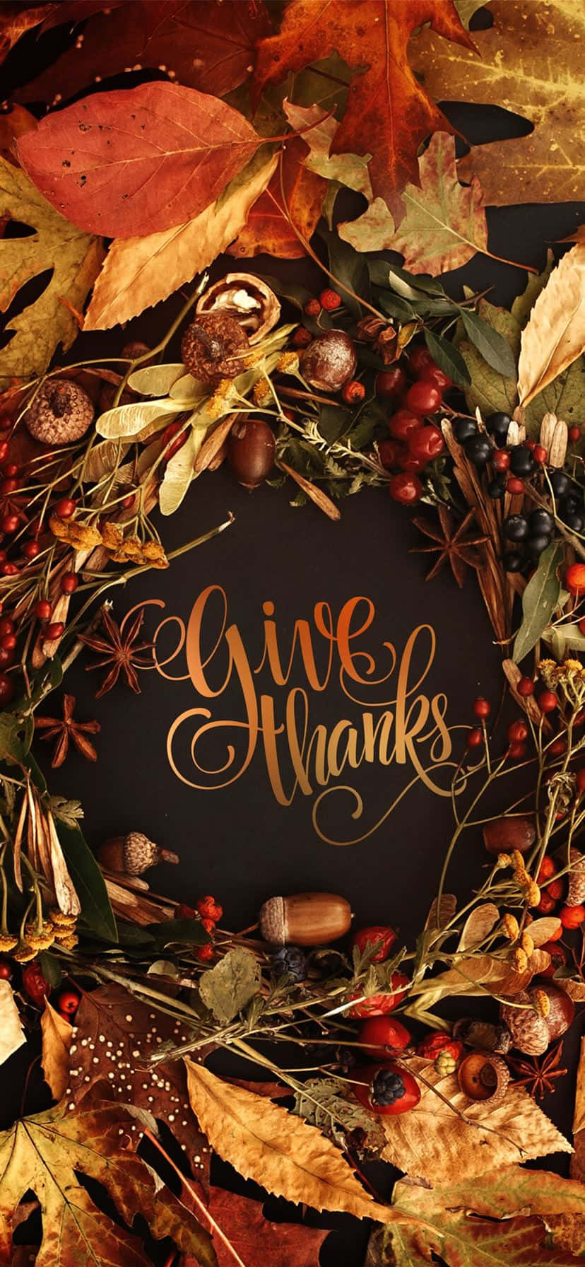 Download Give Thanks with a Happy Thanksgiving Desktop Wallpaper